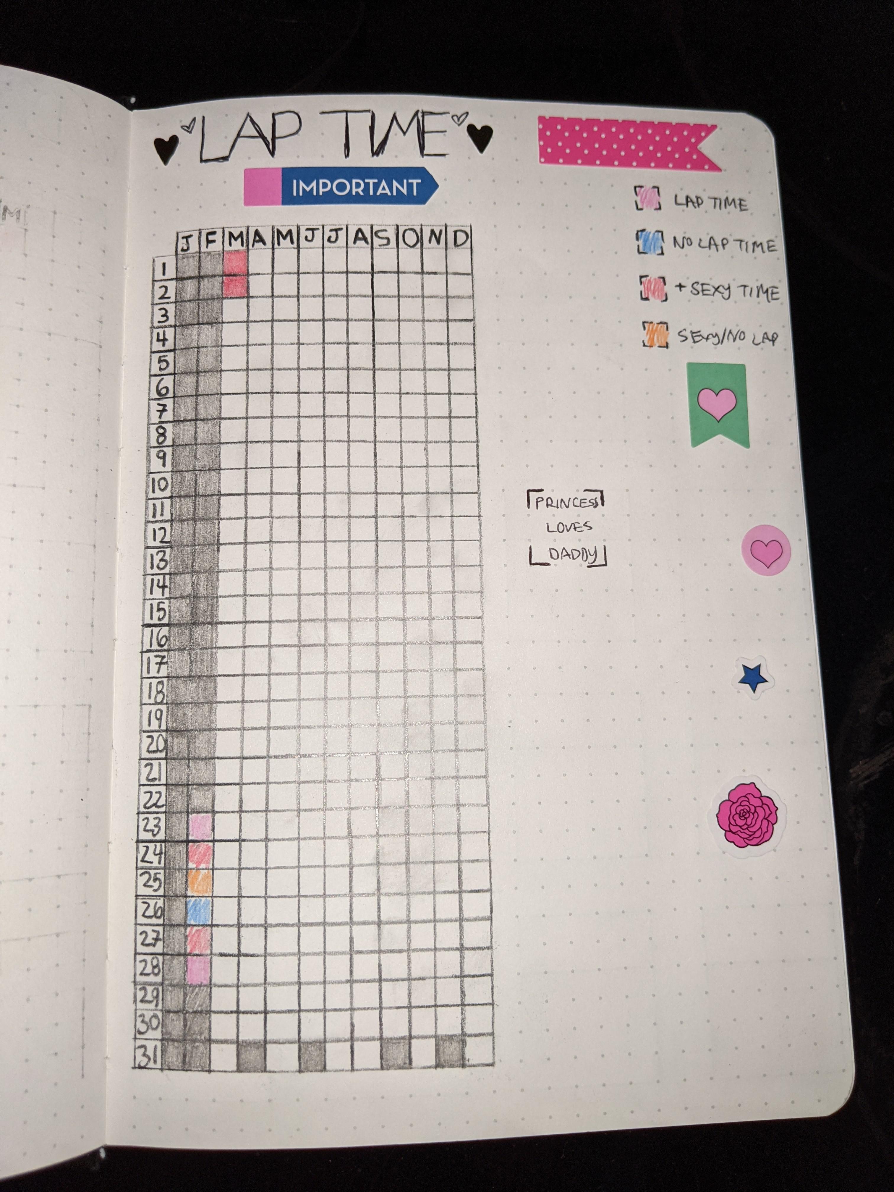 grabbed a bullet journal last week and figured it was a good way to