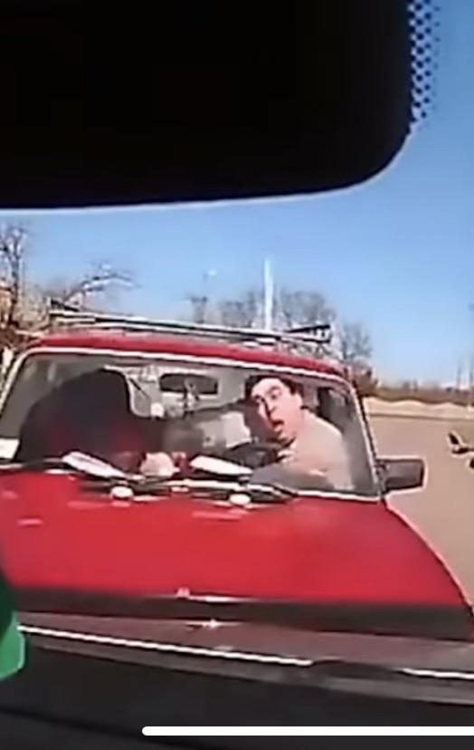 Wreck Face Guys face after car wreck lol. Kinda looks drawn but I just pause this ...