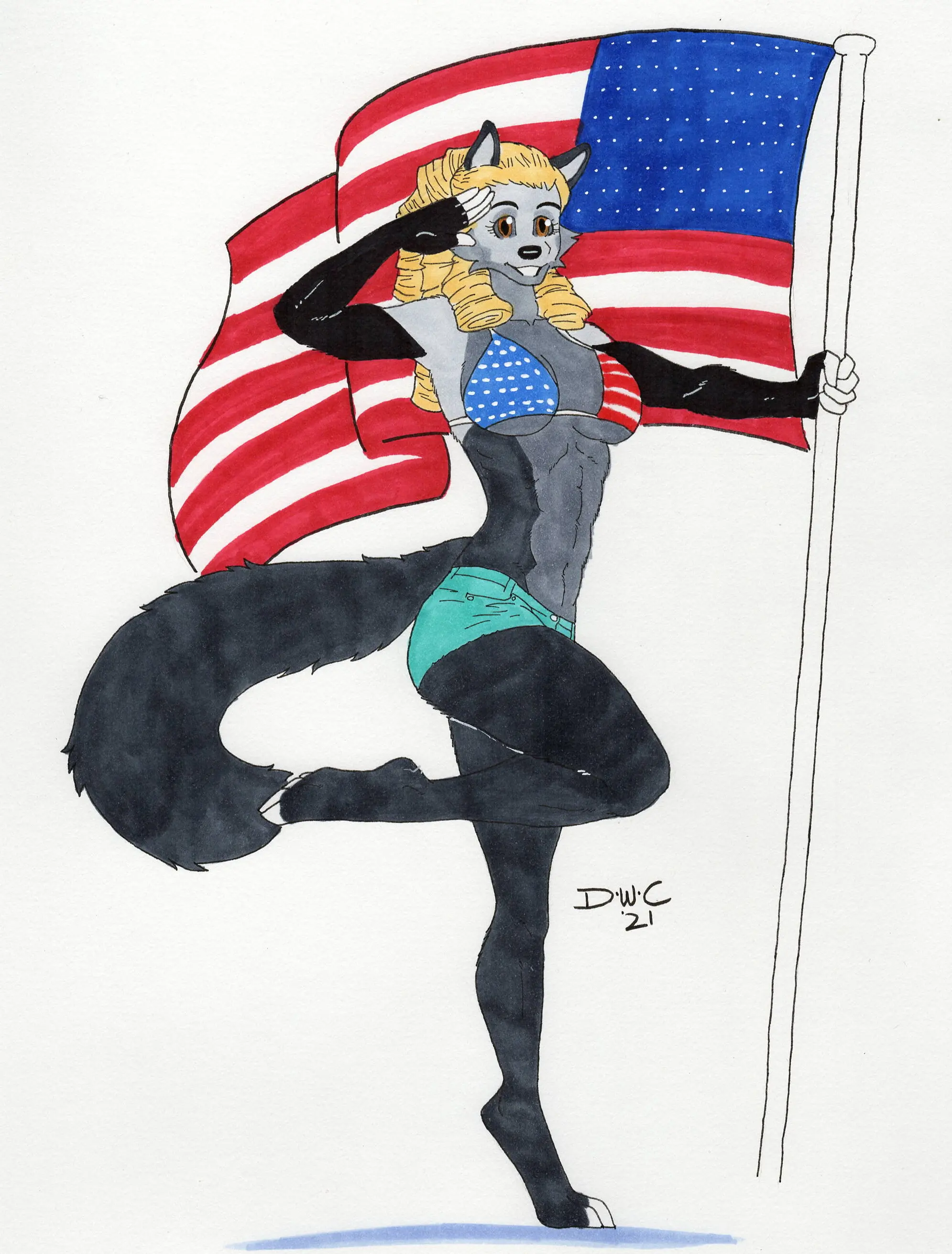 Hello America [F] (Dreadwolfclaw)