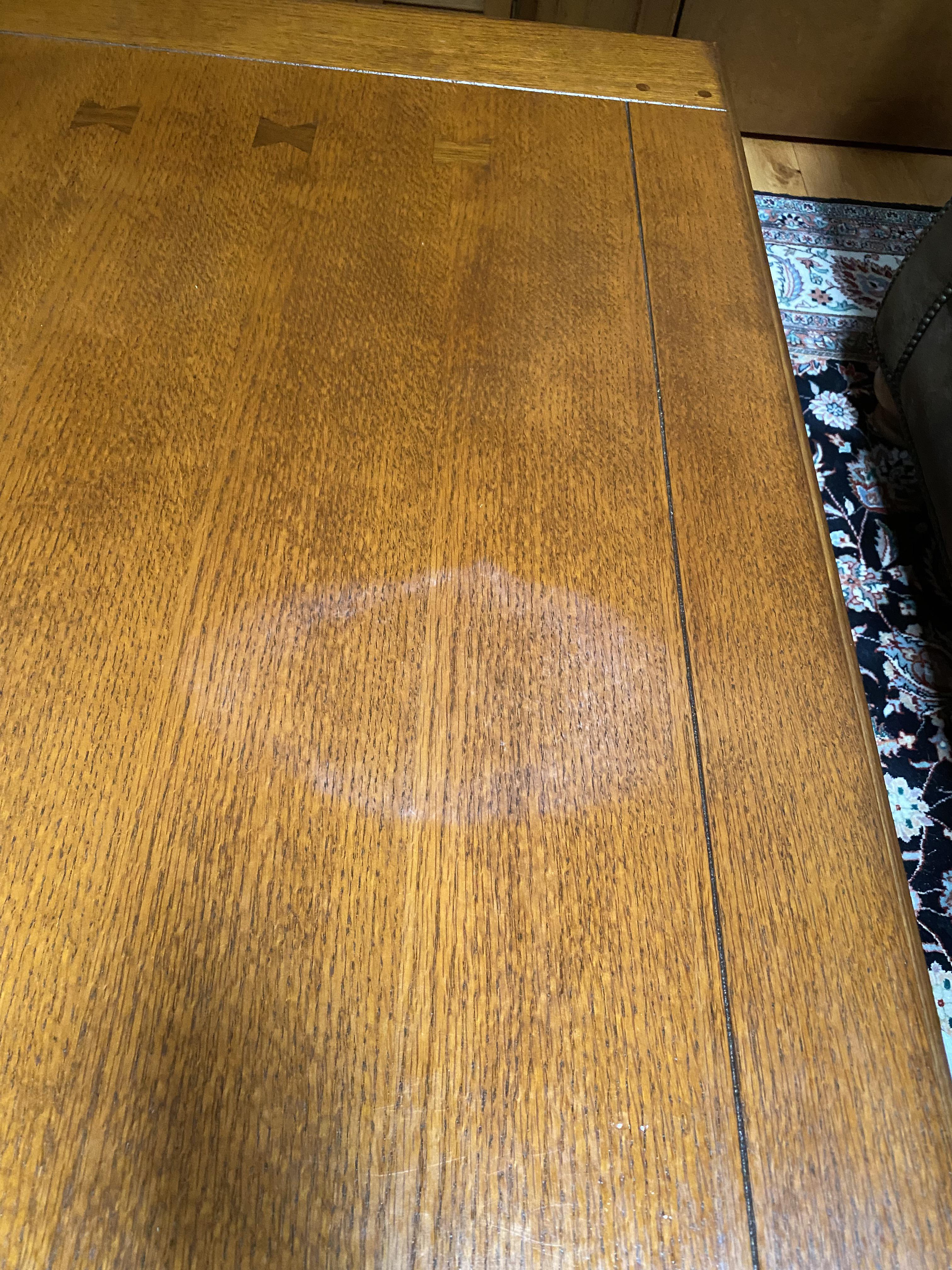 How To Fix Heat Stain On Table