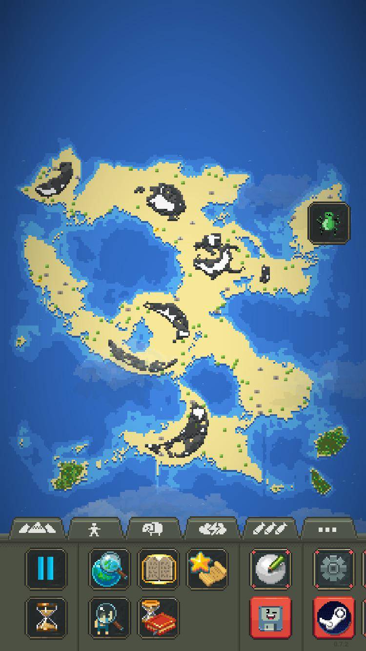 Here is what my randomly generated world box map is | Scrolller