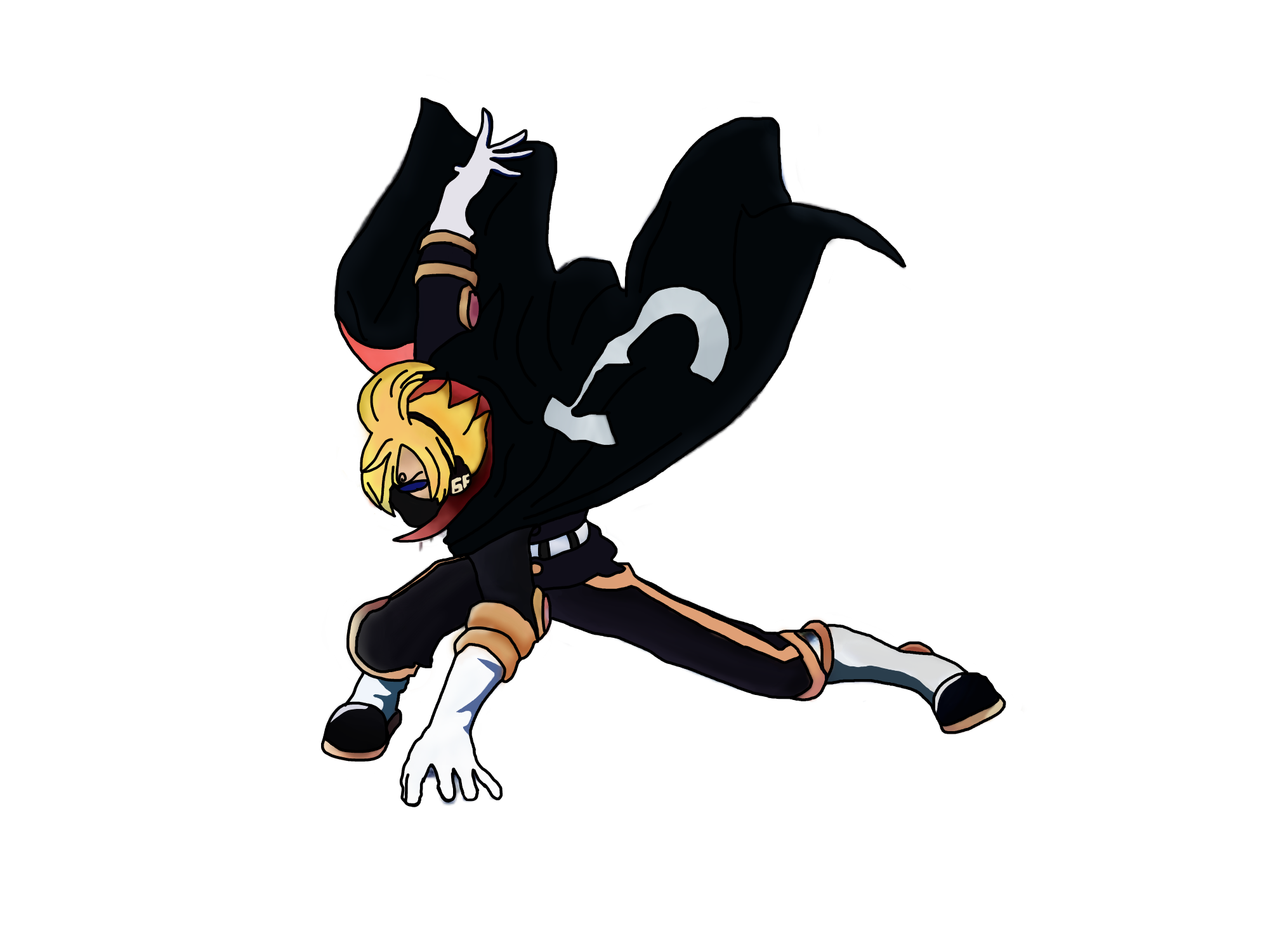 Here S My Drawing Of Raid Suit Sanji Scrolller