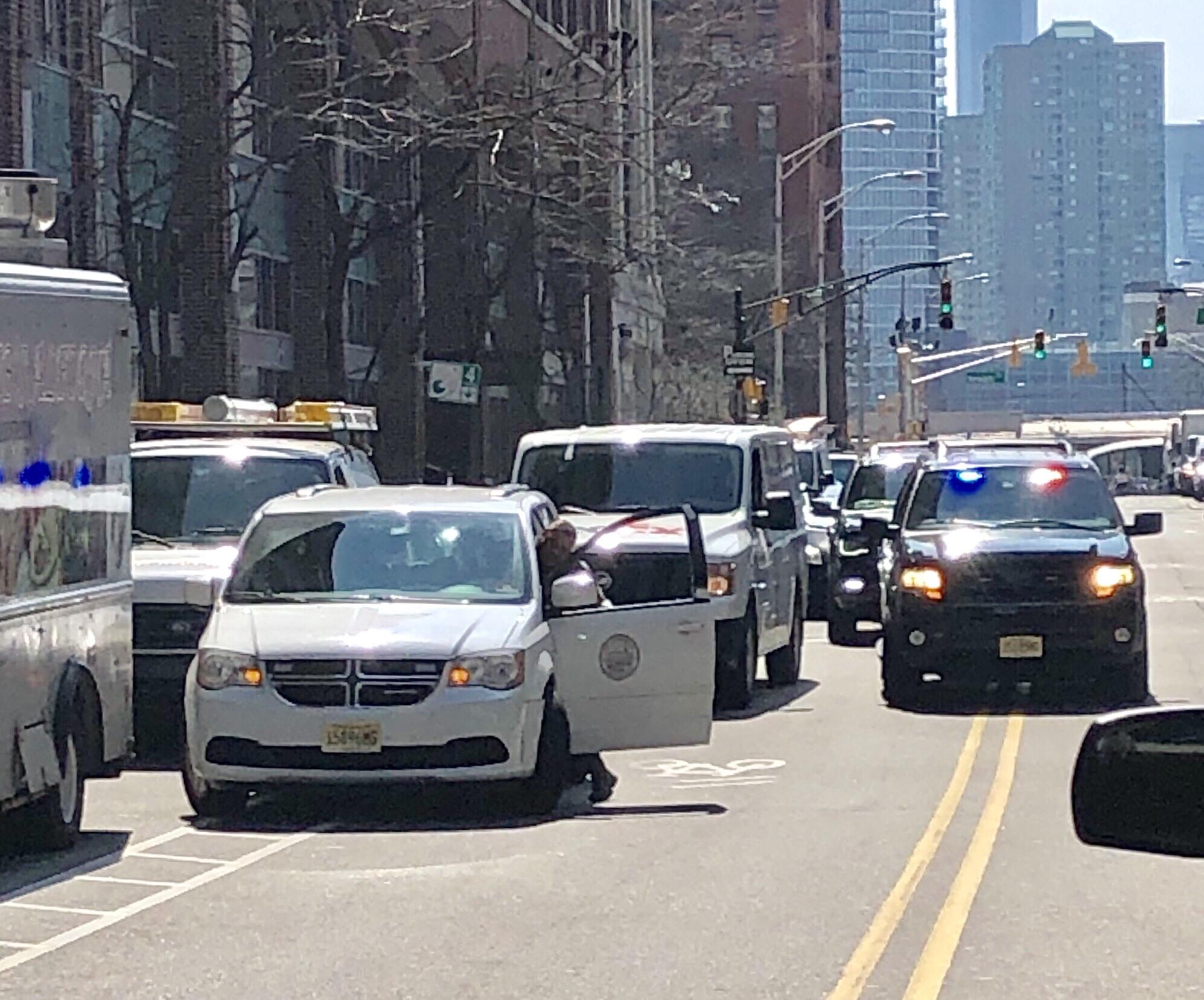 Hoboken Police yelling at Hoboken Parking Authority for Double Parking ...