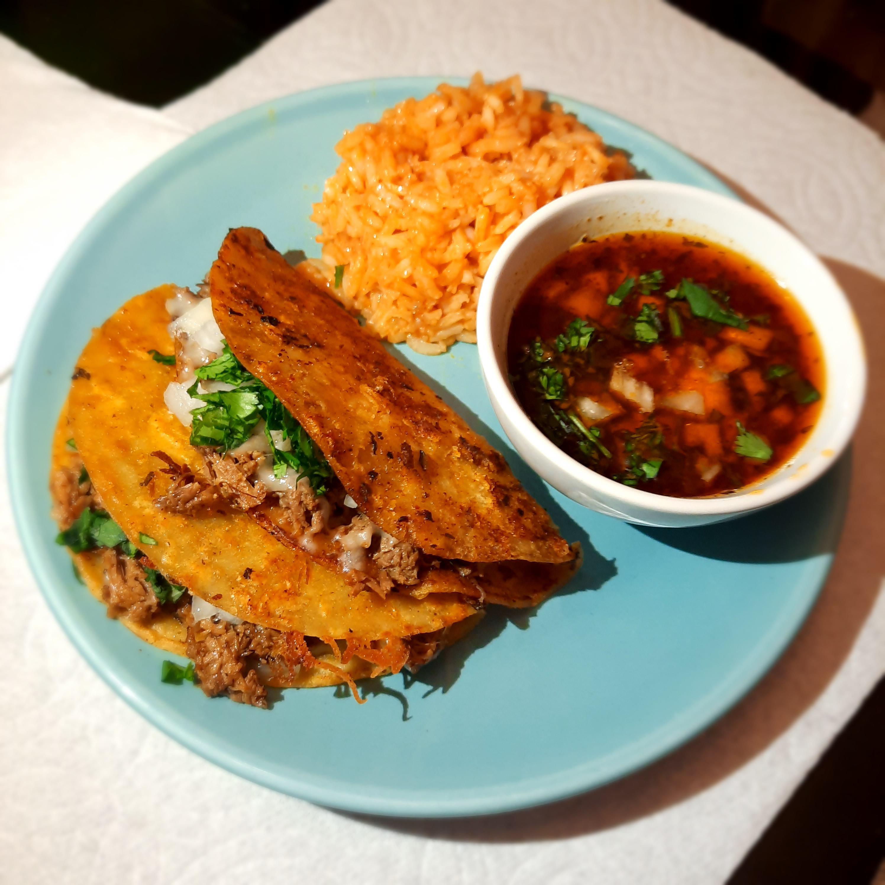  Homemade Birria Tacos Mexican Rice Scrolller
