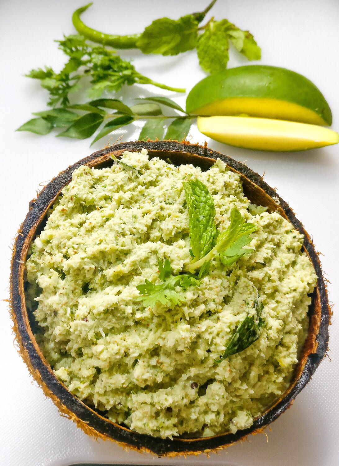 [homemade] CoconutRaw MangoMint Chutney Scrolller