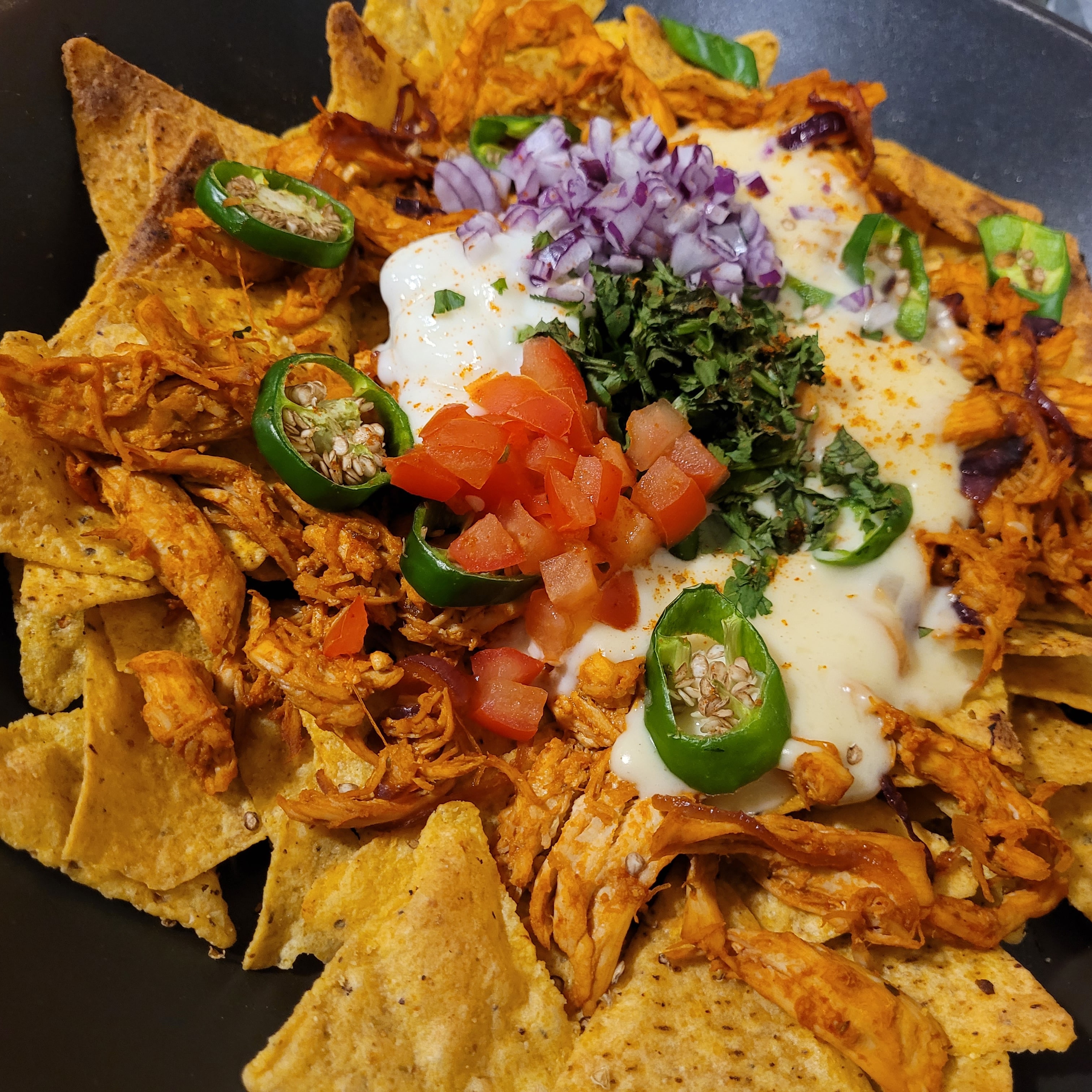 [homemade] enchilada chicken nachos | Scrolller