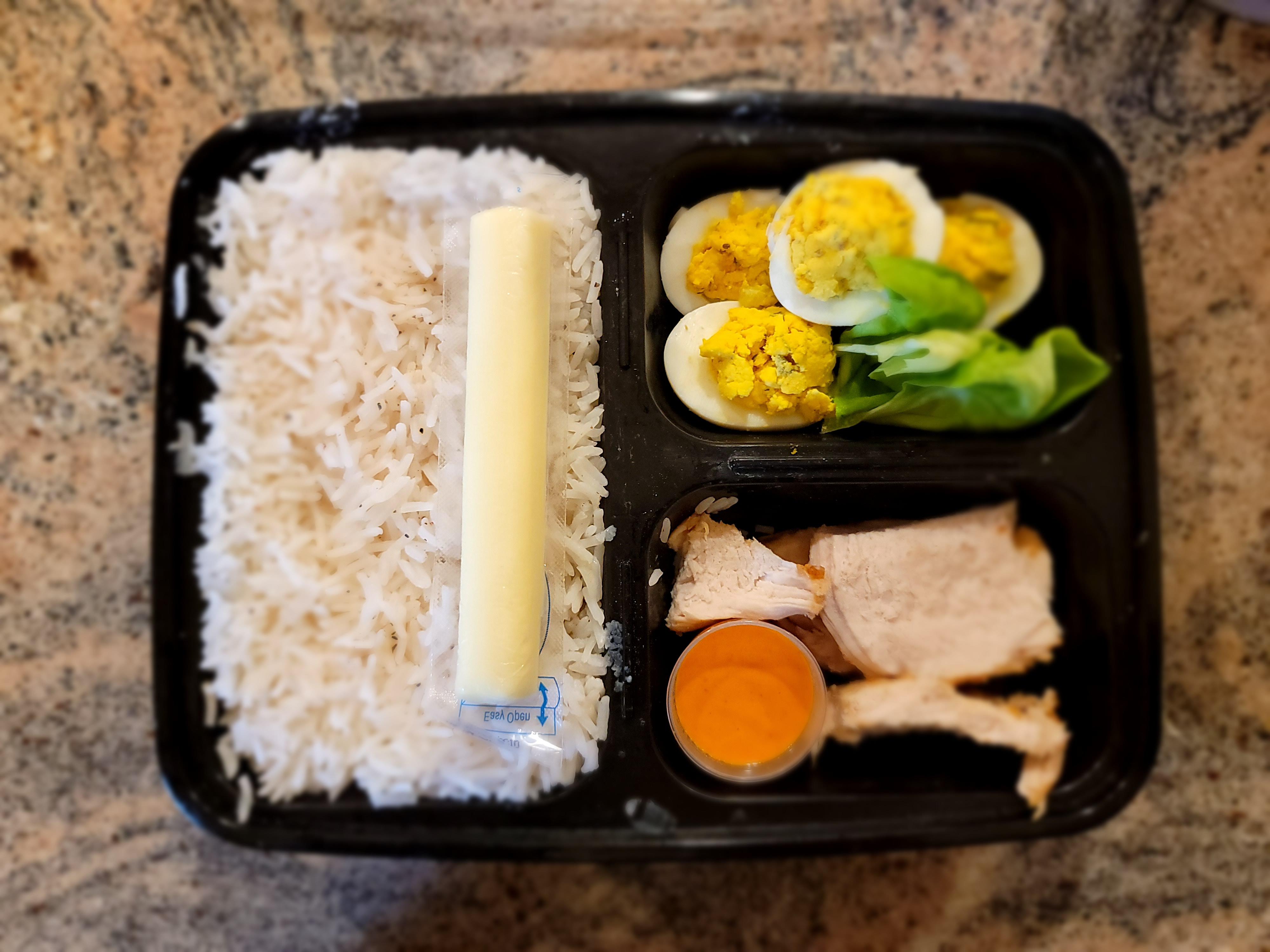 [Homemade] Rice, chicken and deviled eggs | Scrolller