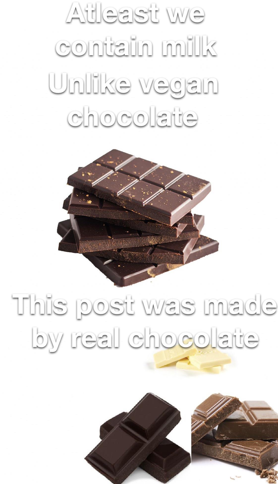 How does chocolate without milk even work? | Scrolller