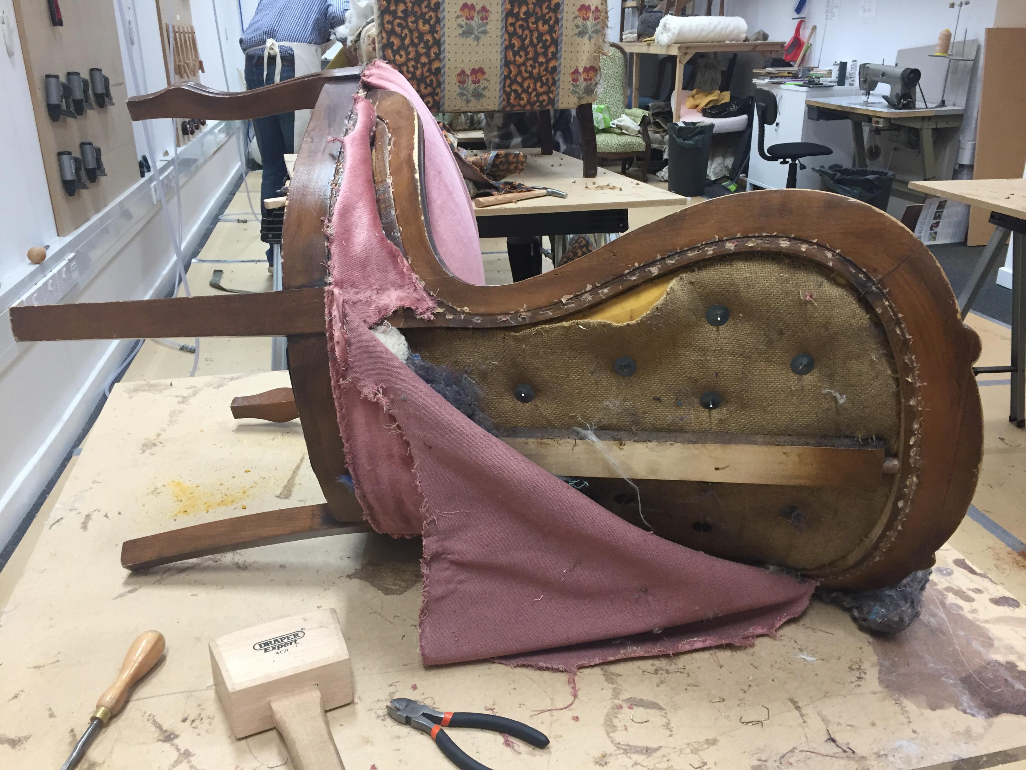 How to fix damaged wood? Taking the old trim/ staples off led to some