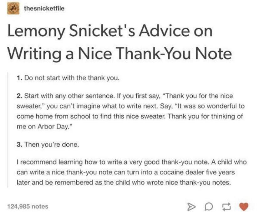 How To Write A Nice Thank You Note Scrolller
