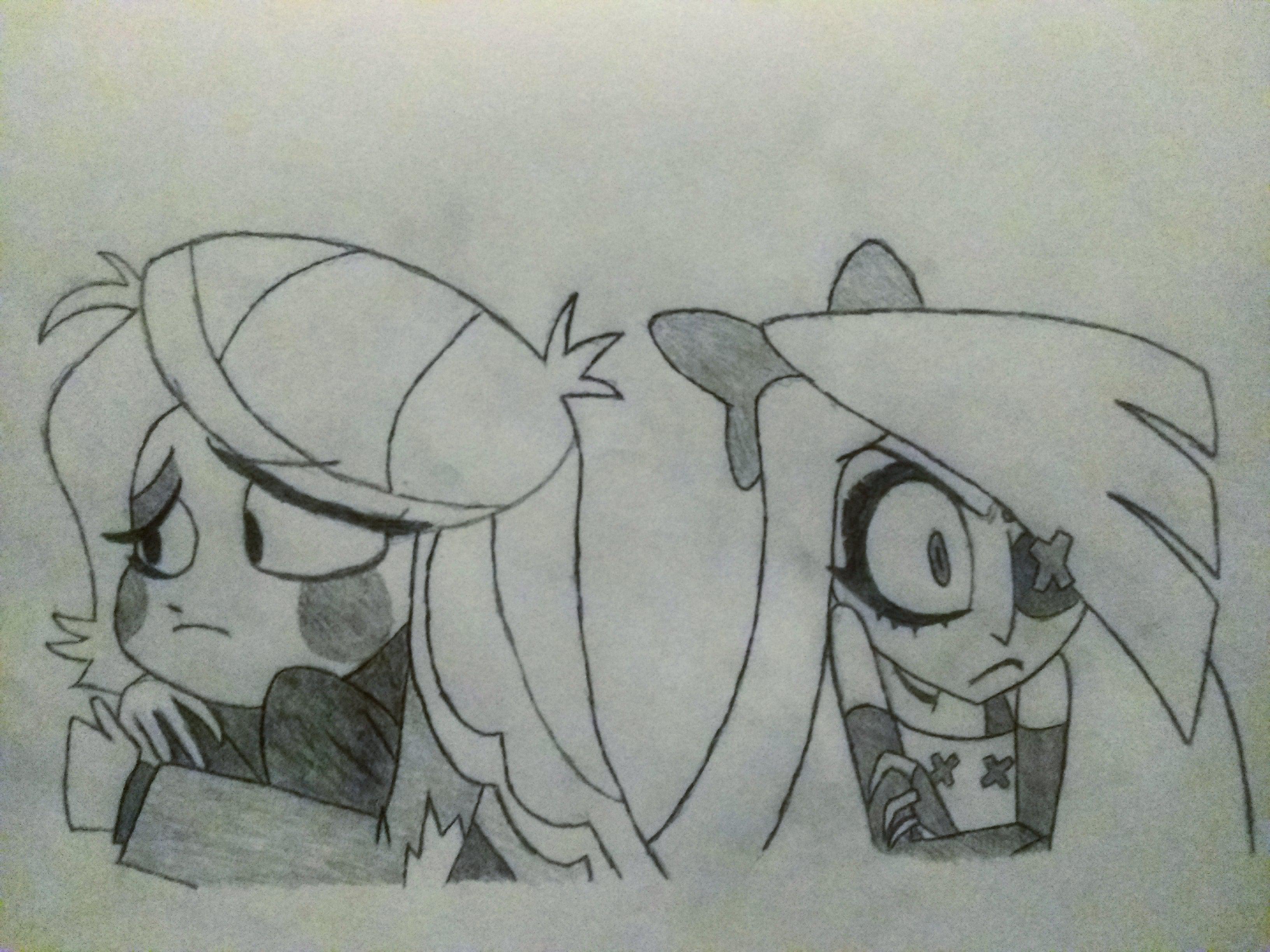I always loved how defeated Charlie looks and how angry Vaggie was in ...