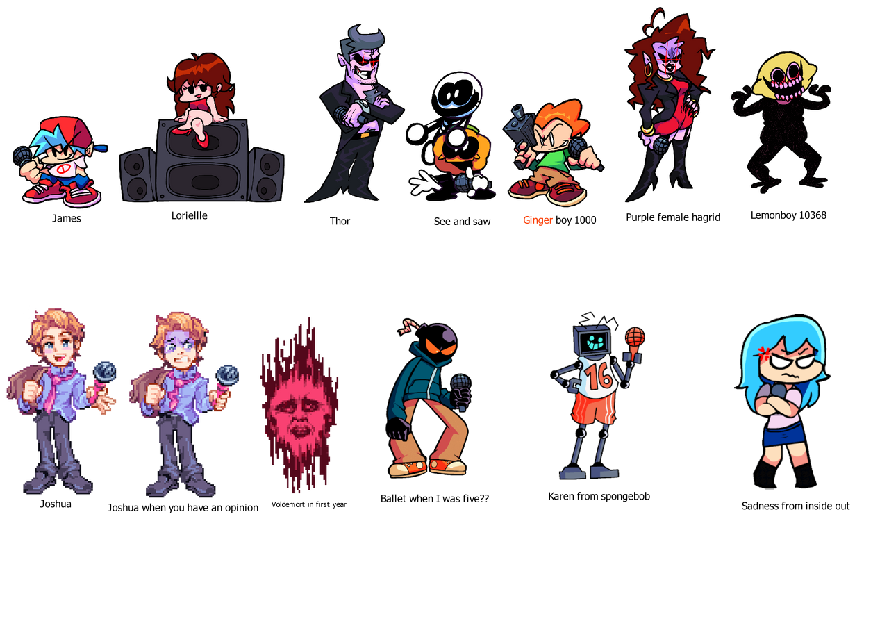 Funkin Characters Funkin Characters