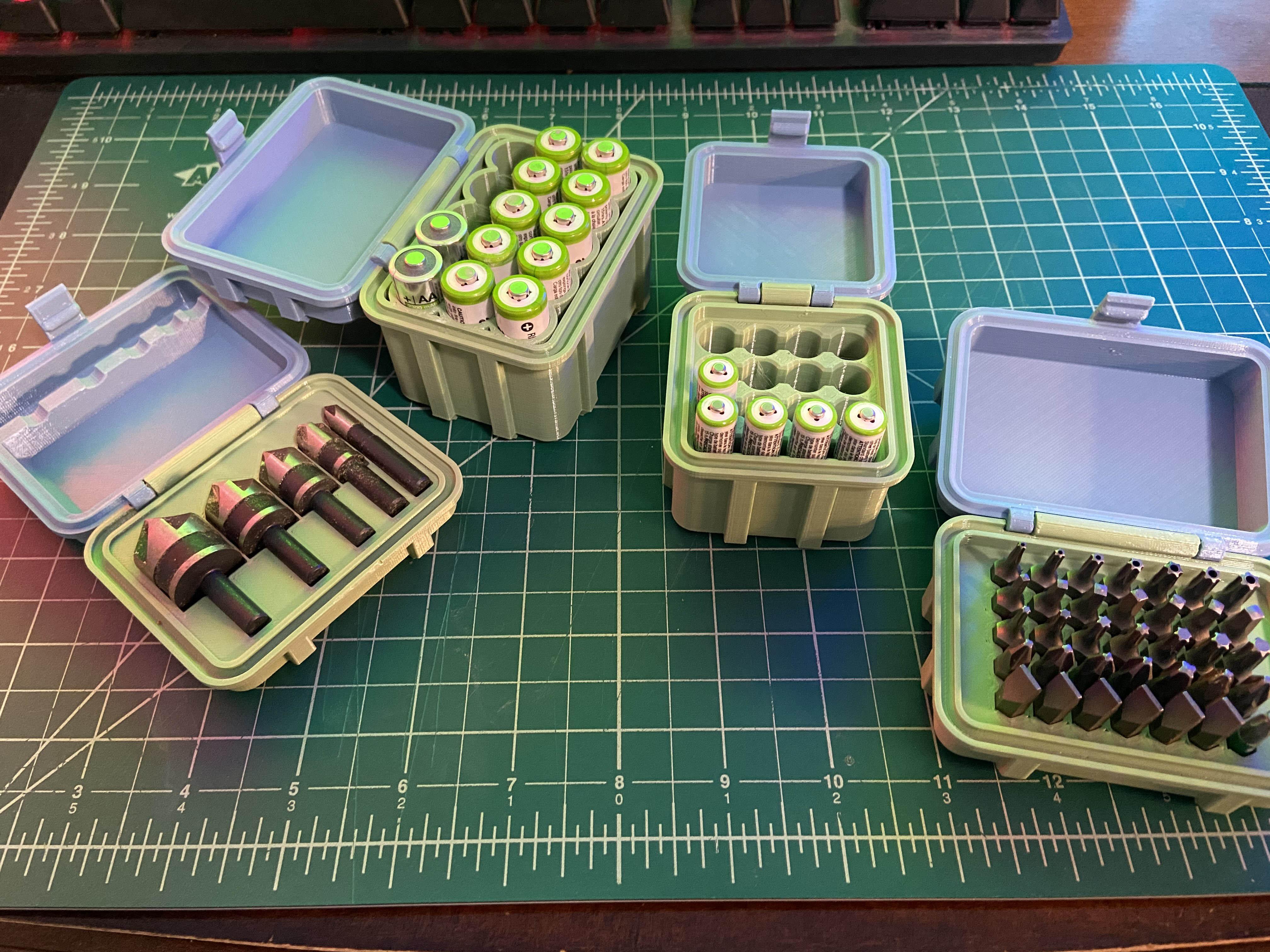 I created a parametric box you can modify to suit your needs. Here are ...