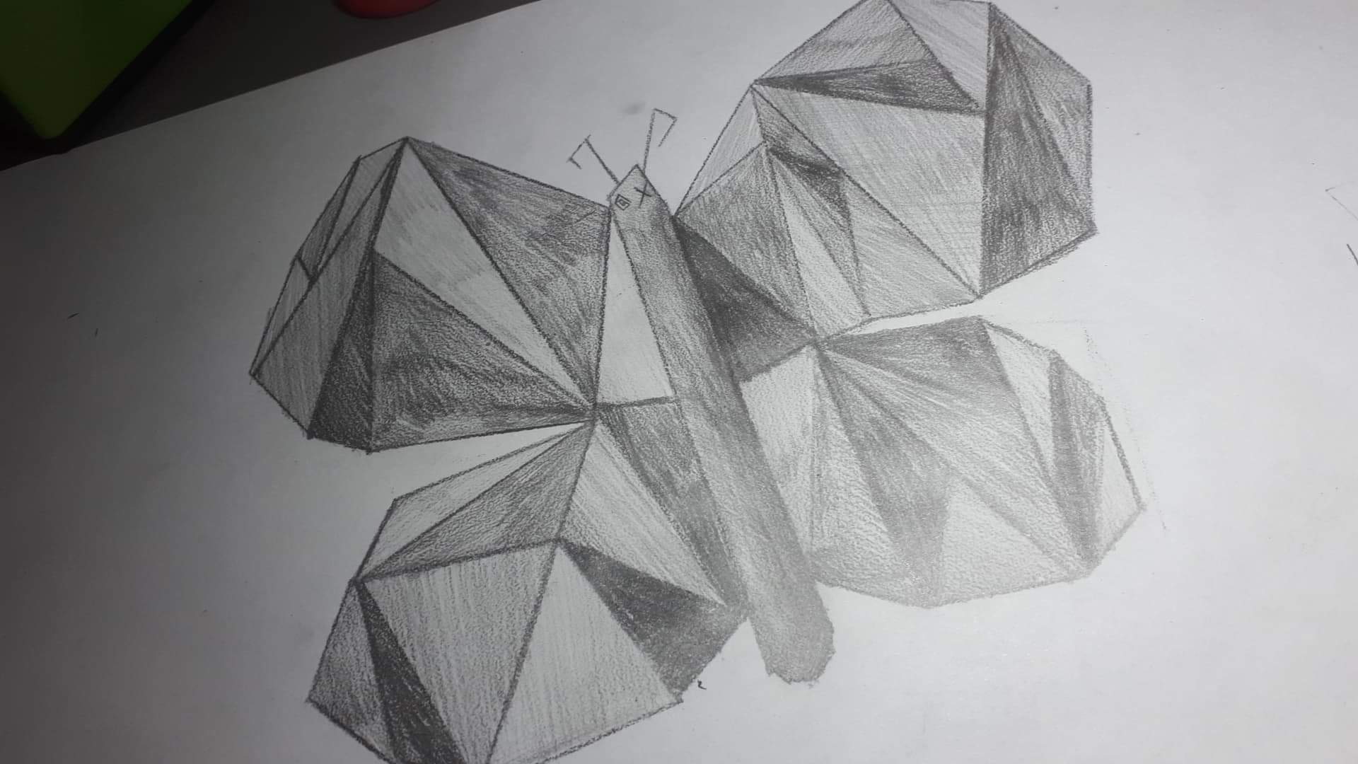 I drew a butterfly. I have no idea why it turned out like that. Scrolller