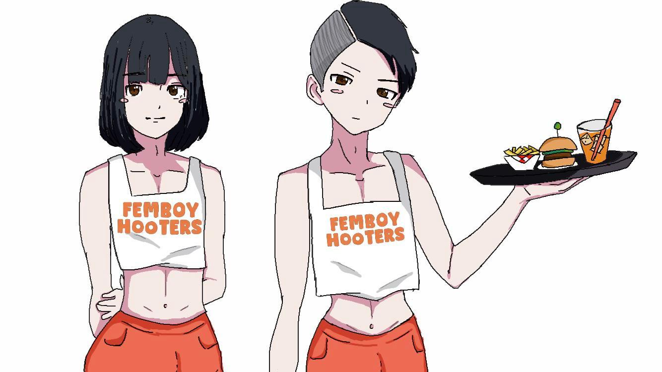 I Drew My Friends As Femboy Hooters Waitresses Just Thought I d Share I Drew My Friends As Femboy Hooters Waitresses Just Thought I d Share