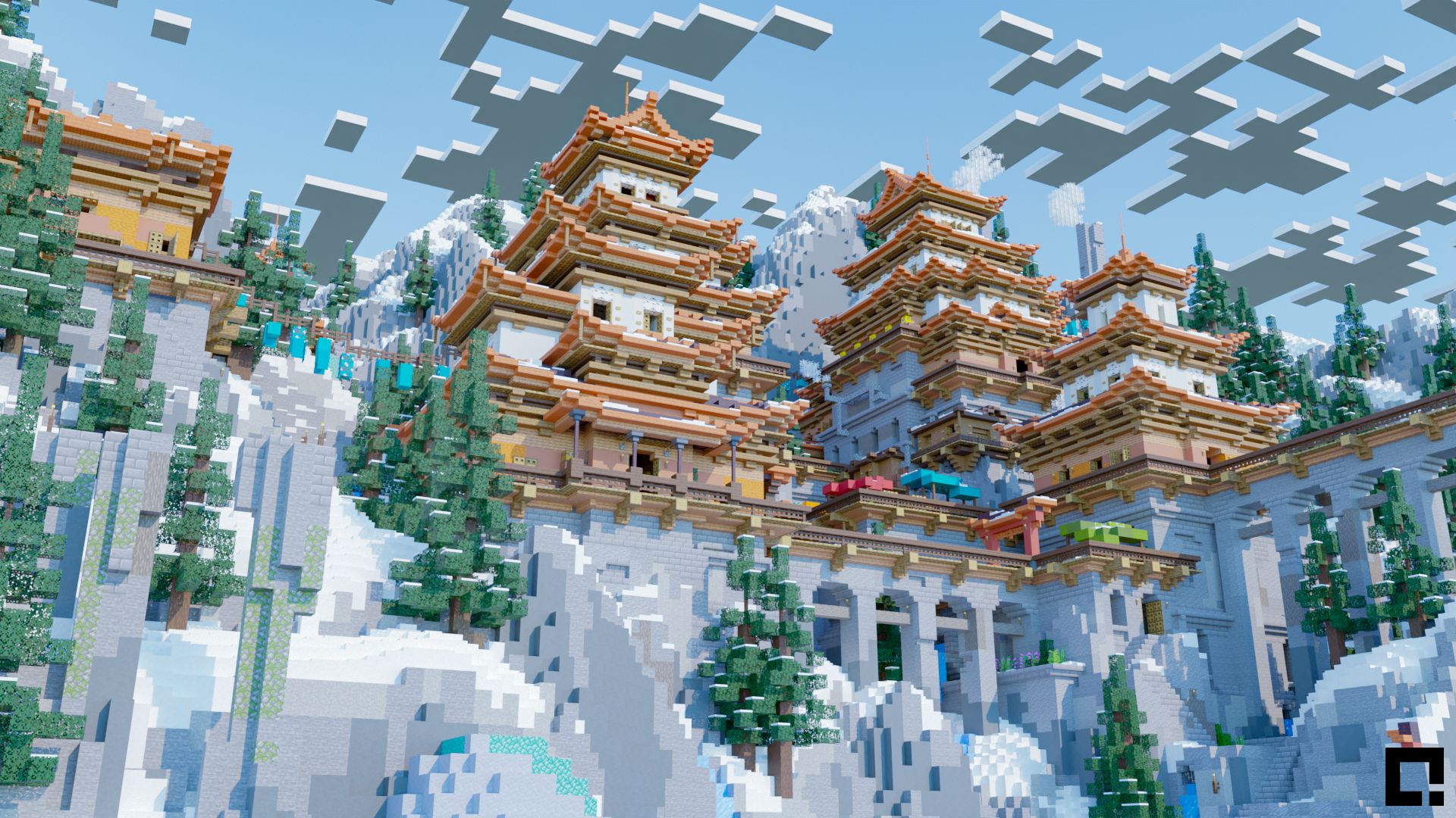 I made a render of my Minecraft build! | Scrolller