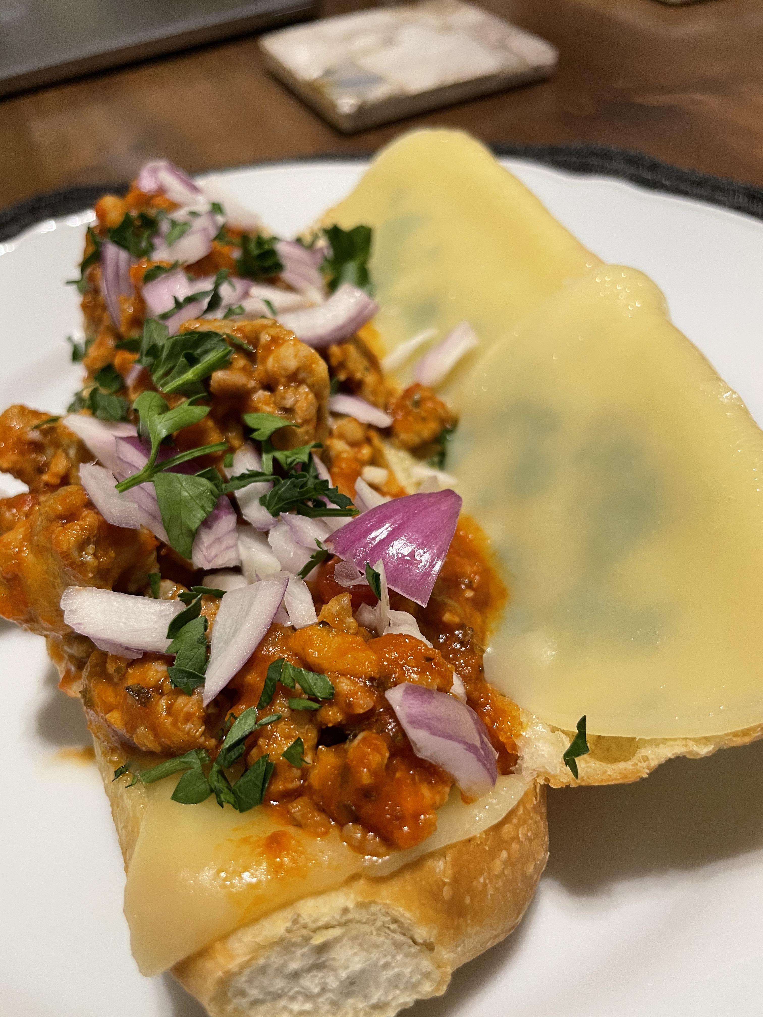 I made Garlic Butter Italian Sausage Sandwiches Scrolller