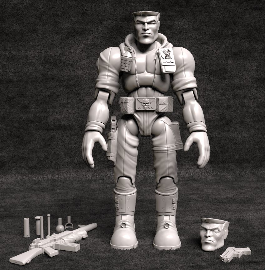 I made this fully articulated Chip Hazard to print, any Small Soldiers