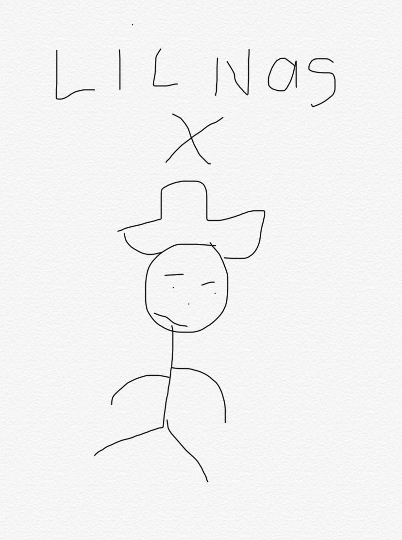 I’ve made a drawing of lil nas x and I want to know what you guys think ...