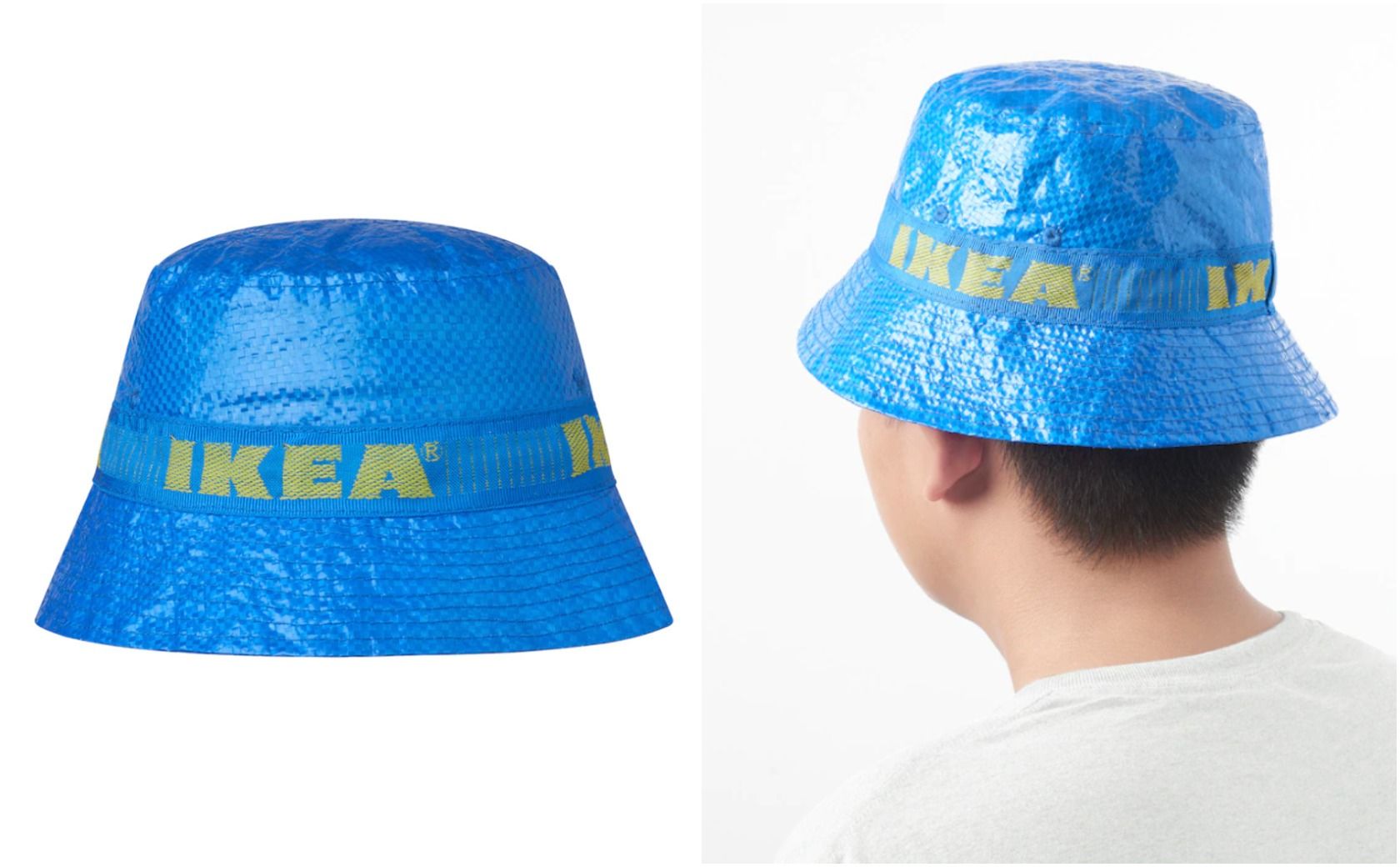 Ikea Sells Bucket Hats Made Out of Ikea bag's Scrolller