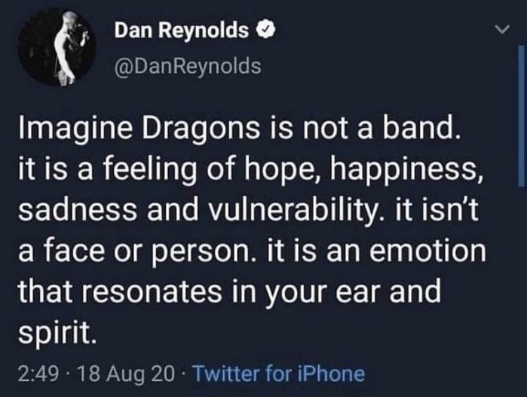 Imagine dragon deez nuts across your face | Scrolller