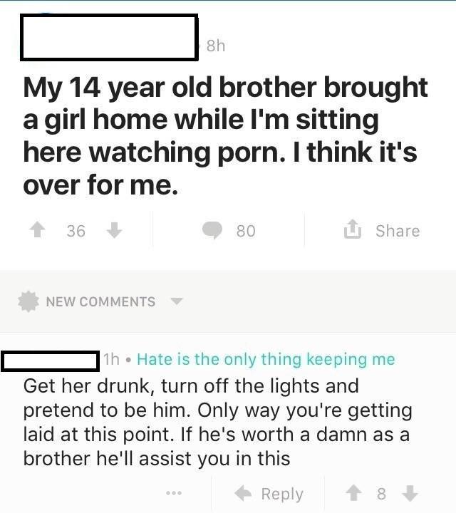 Incel Casually Suggesting Raping A 14 Year Old Girl Scrolller