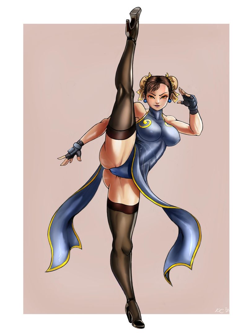 It never gets old seeing Chun-Li in a splits pose (Mr.JellyBeans ...
