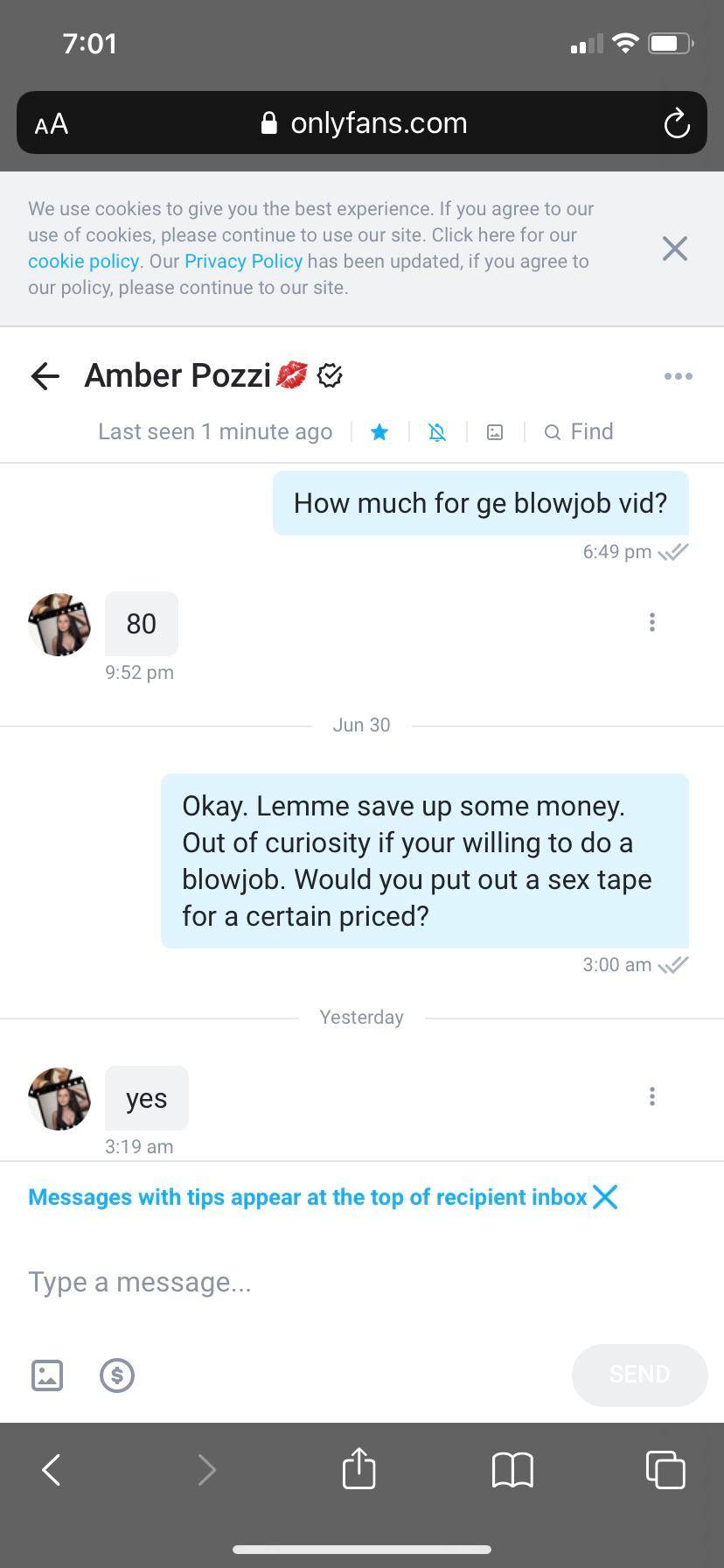 Its Official Amber Pozzi Will Release A Sex Tape For The Right Price Scrolller 1152