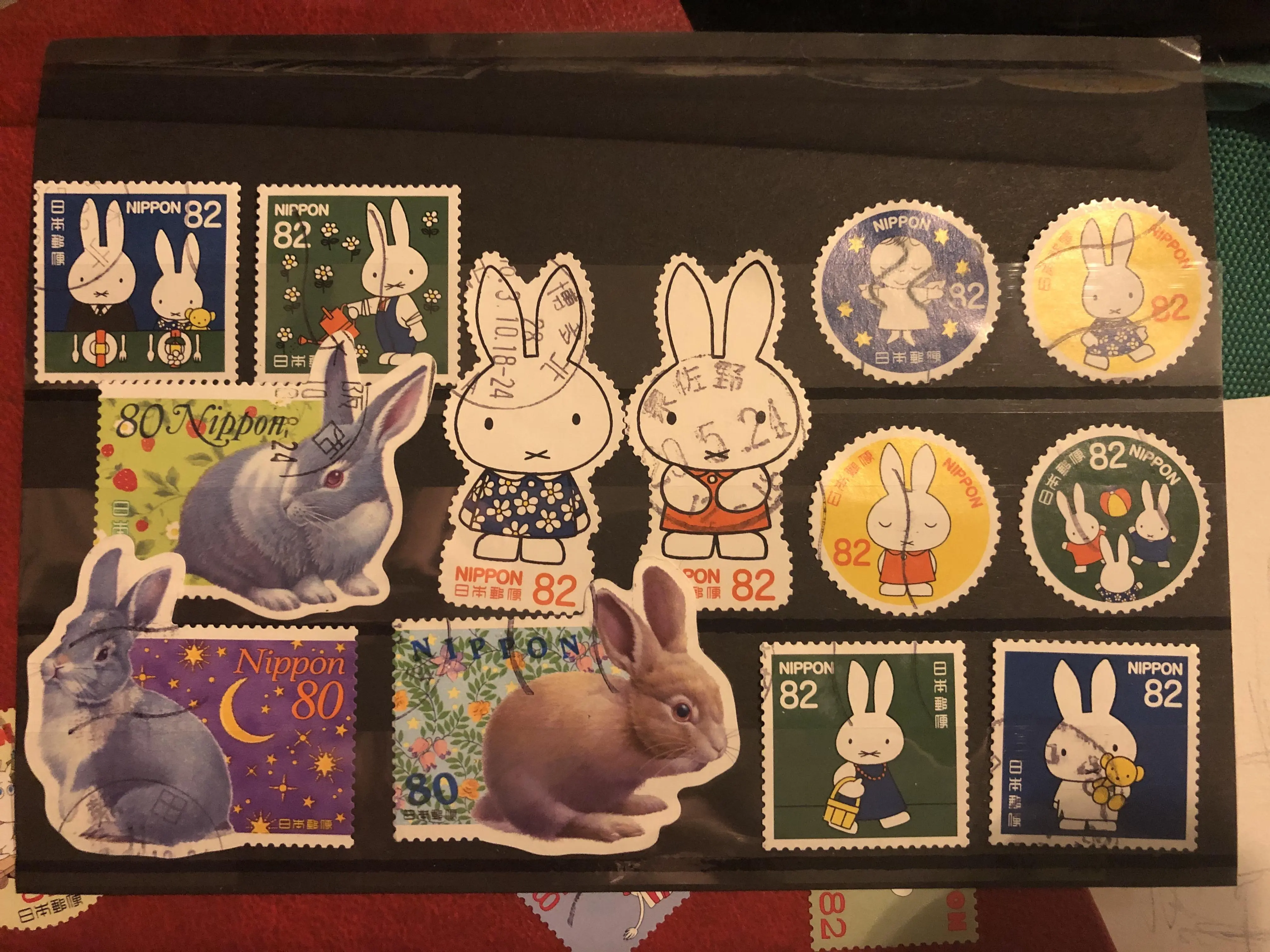 Mft Rabbit Stamps Japanese rabbit stamps - Miffy (and friends) | Scrolller