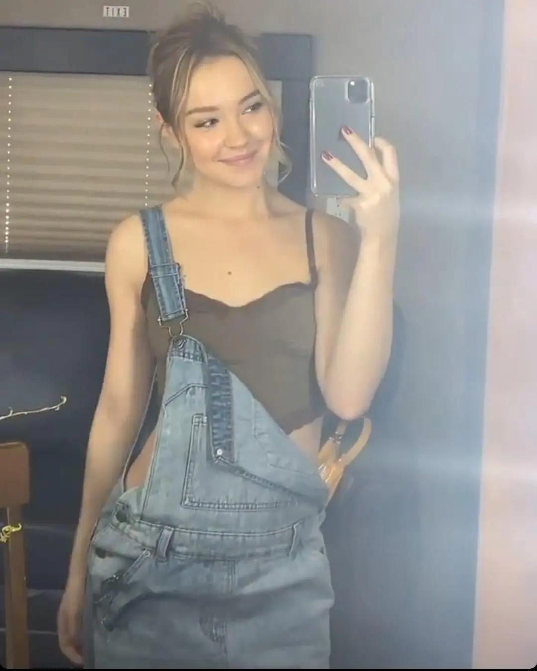 Just got my hair and makeup done here at BLACKED studios, time to strip down and meet the guys. I'm pretty excited for my first blowbang video! Wish me luck 😉😁😘🍆 - Sadie Stanley