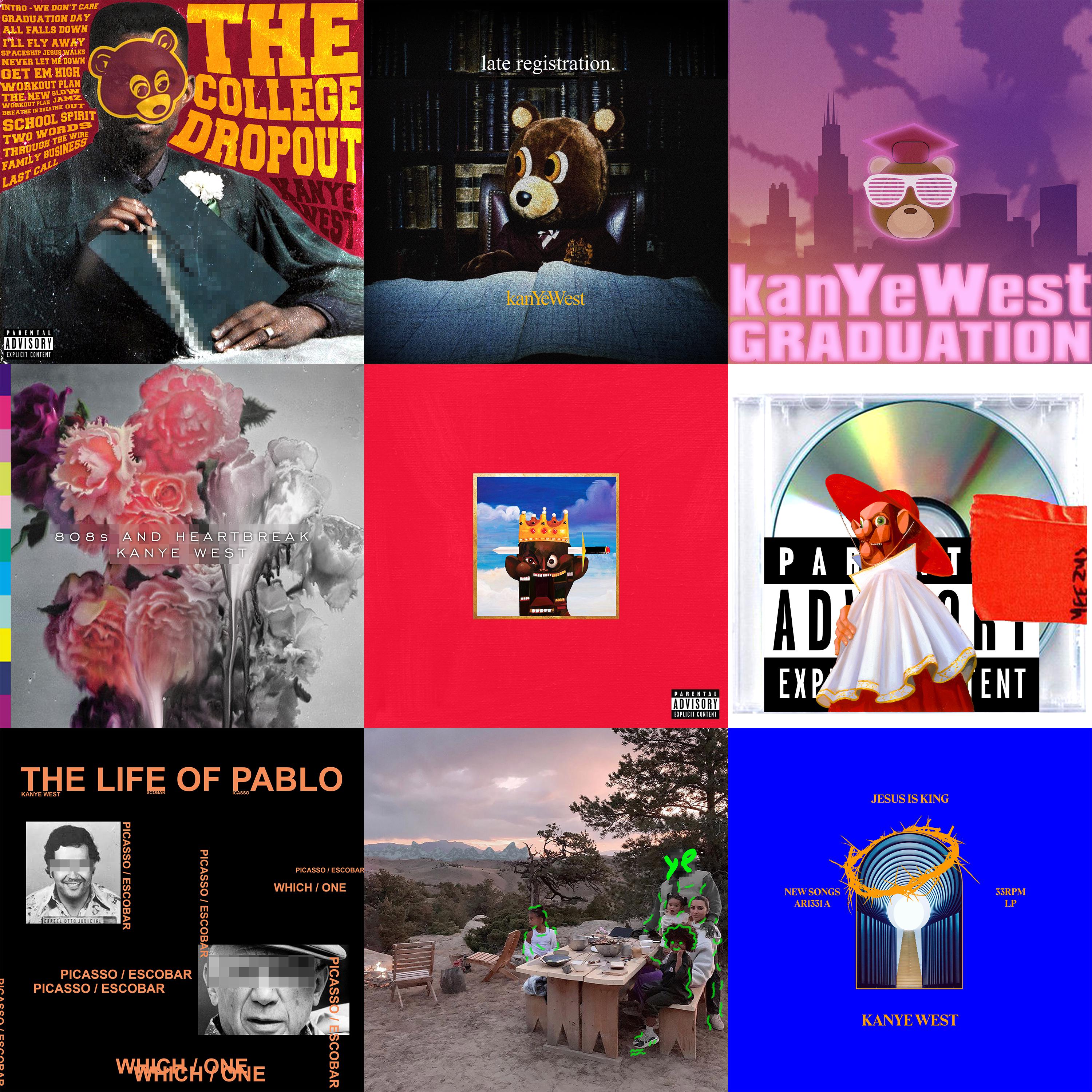 Kanye West Discography Scrolller
