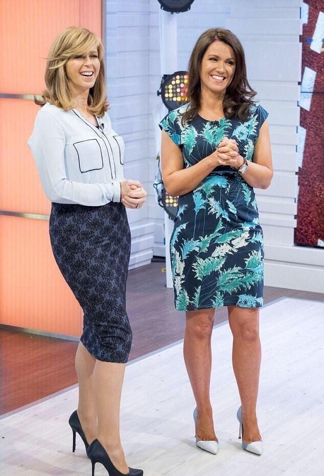 Kate Garraway With Susanna Reid Scrolller