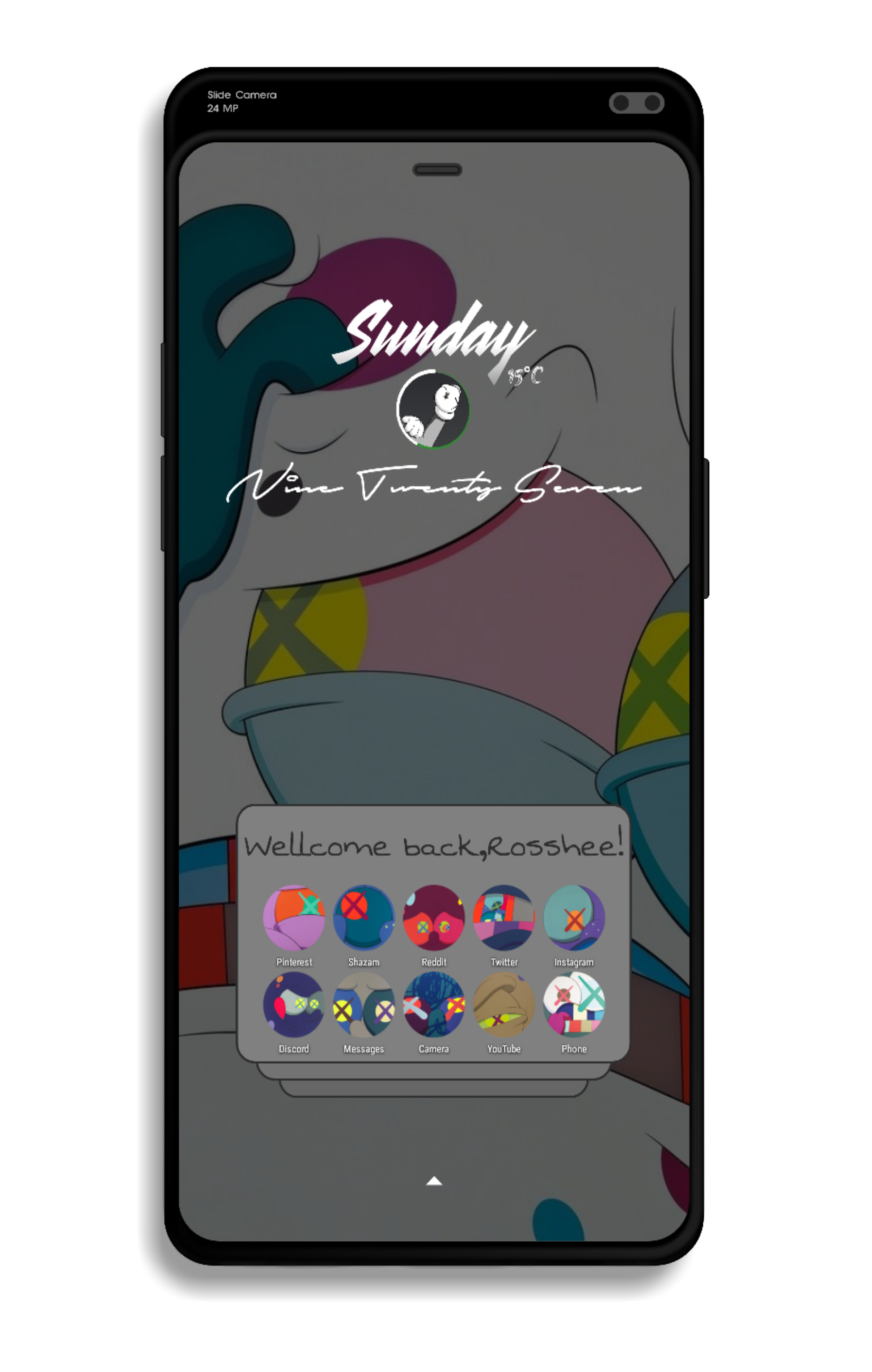 Kaws art Home screen everything I did Scrolller