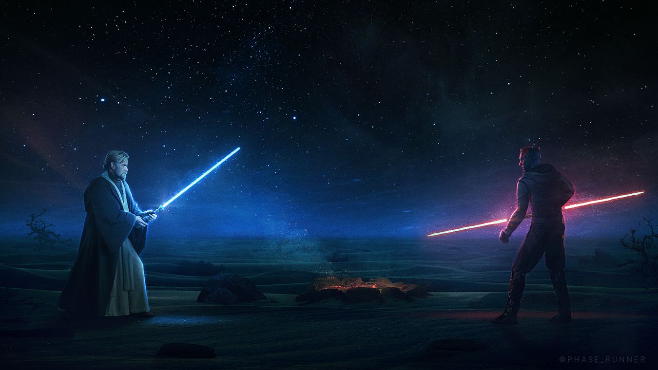 Kenobi vs Maul by phase_runner | Scrolller