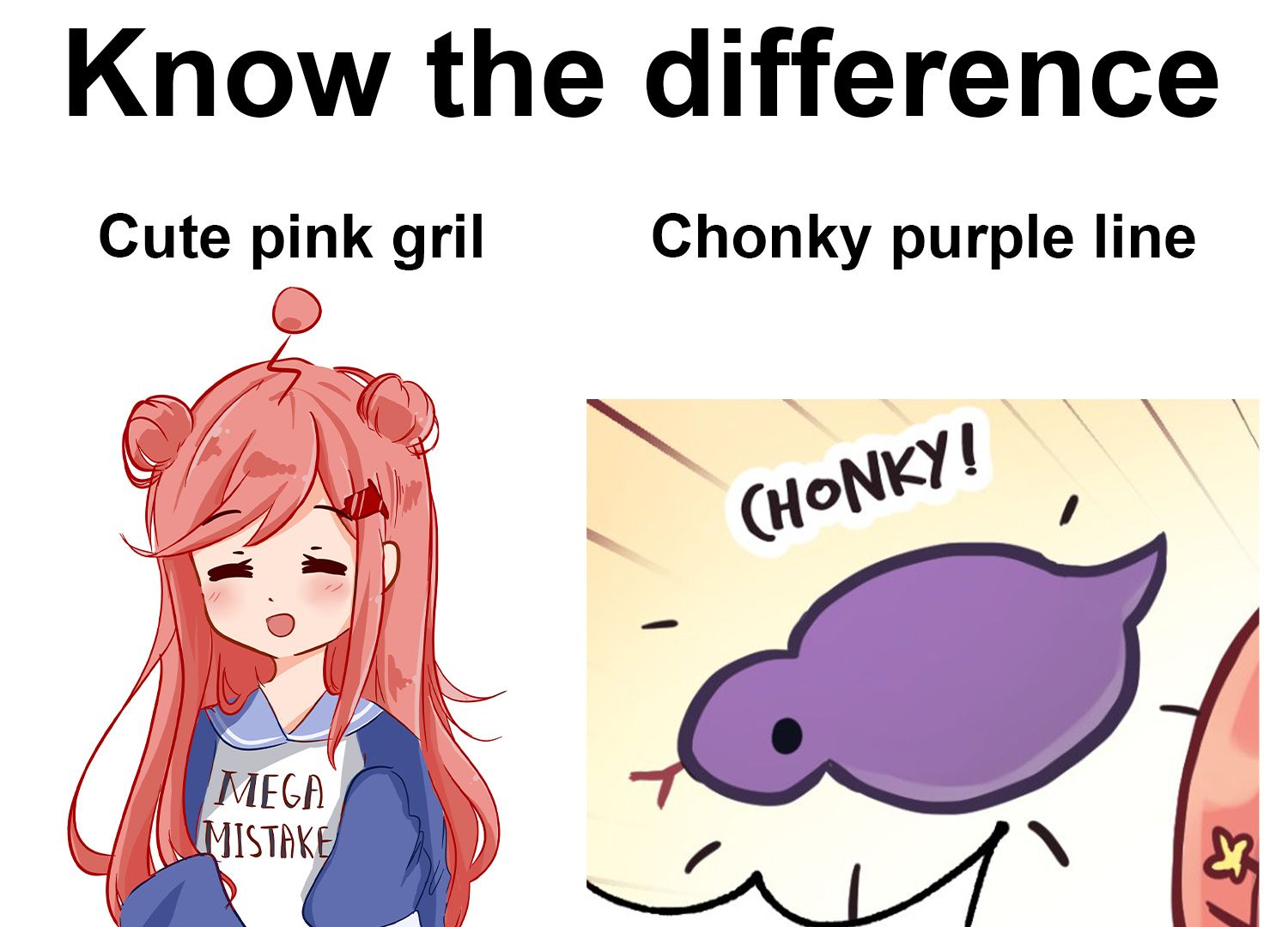 Know the difference Pink vs Purple Scrolller
