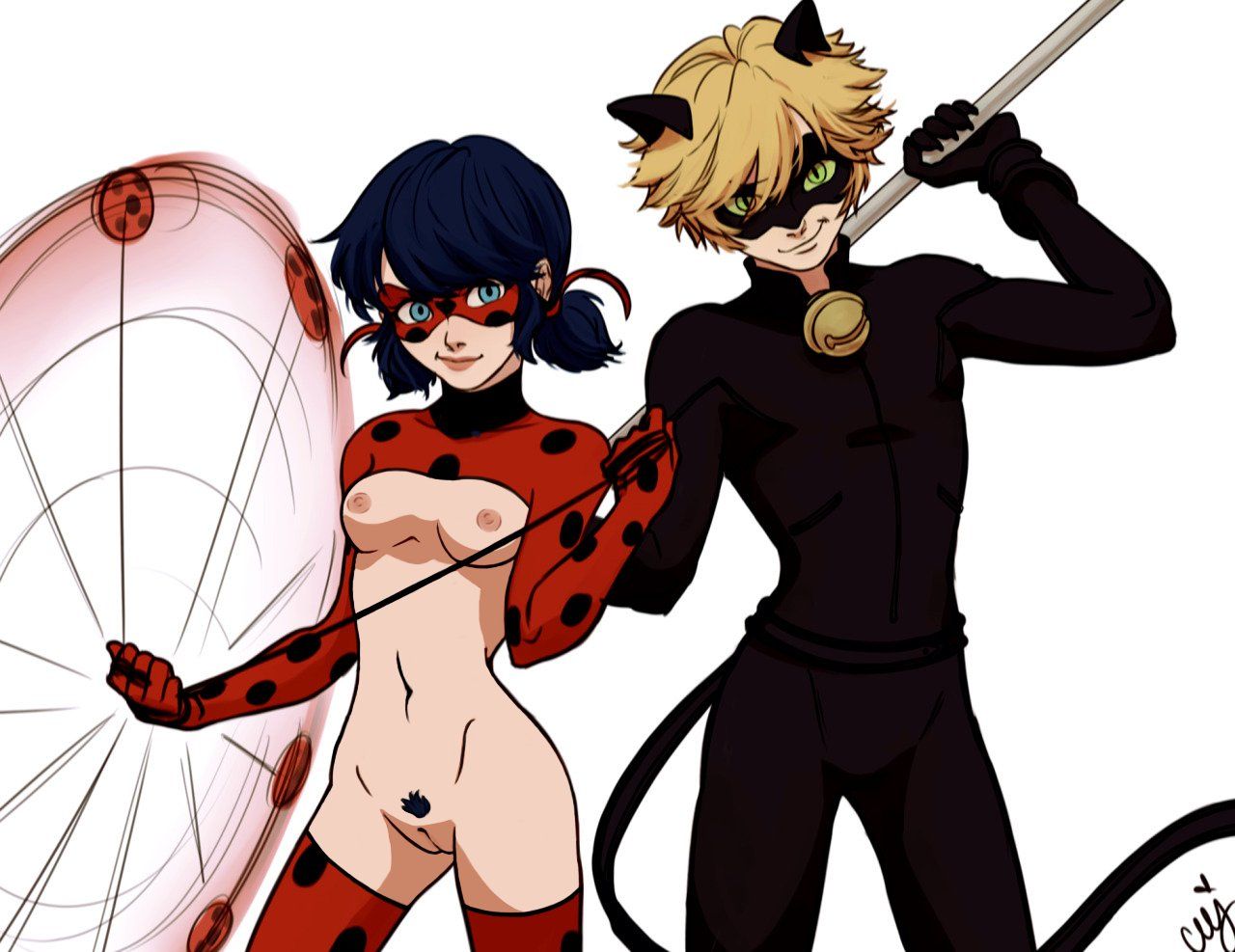 Ladybug having a hot moment with chat scrolller