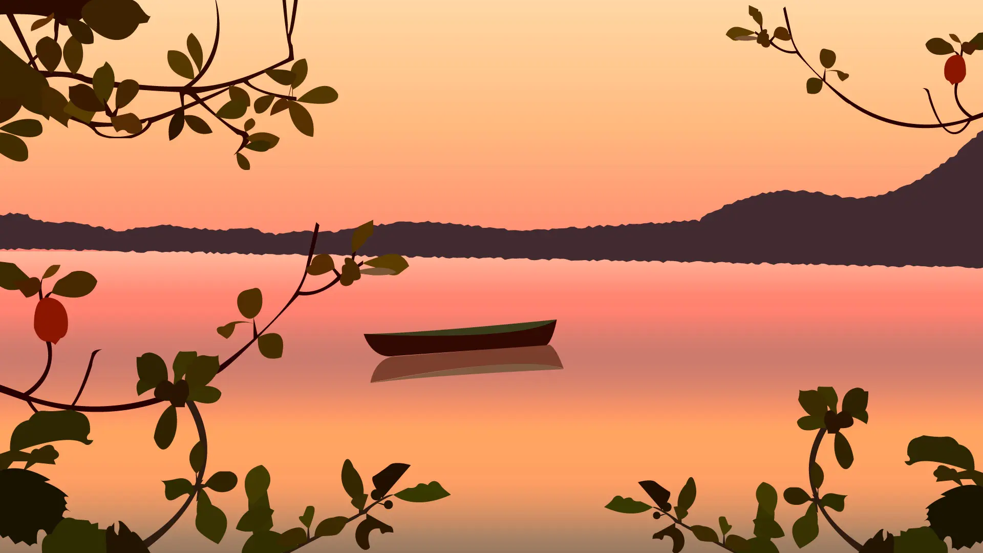 Landscape among the vegetation [1920x1080] | Scrolller