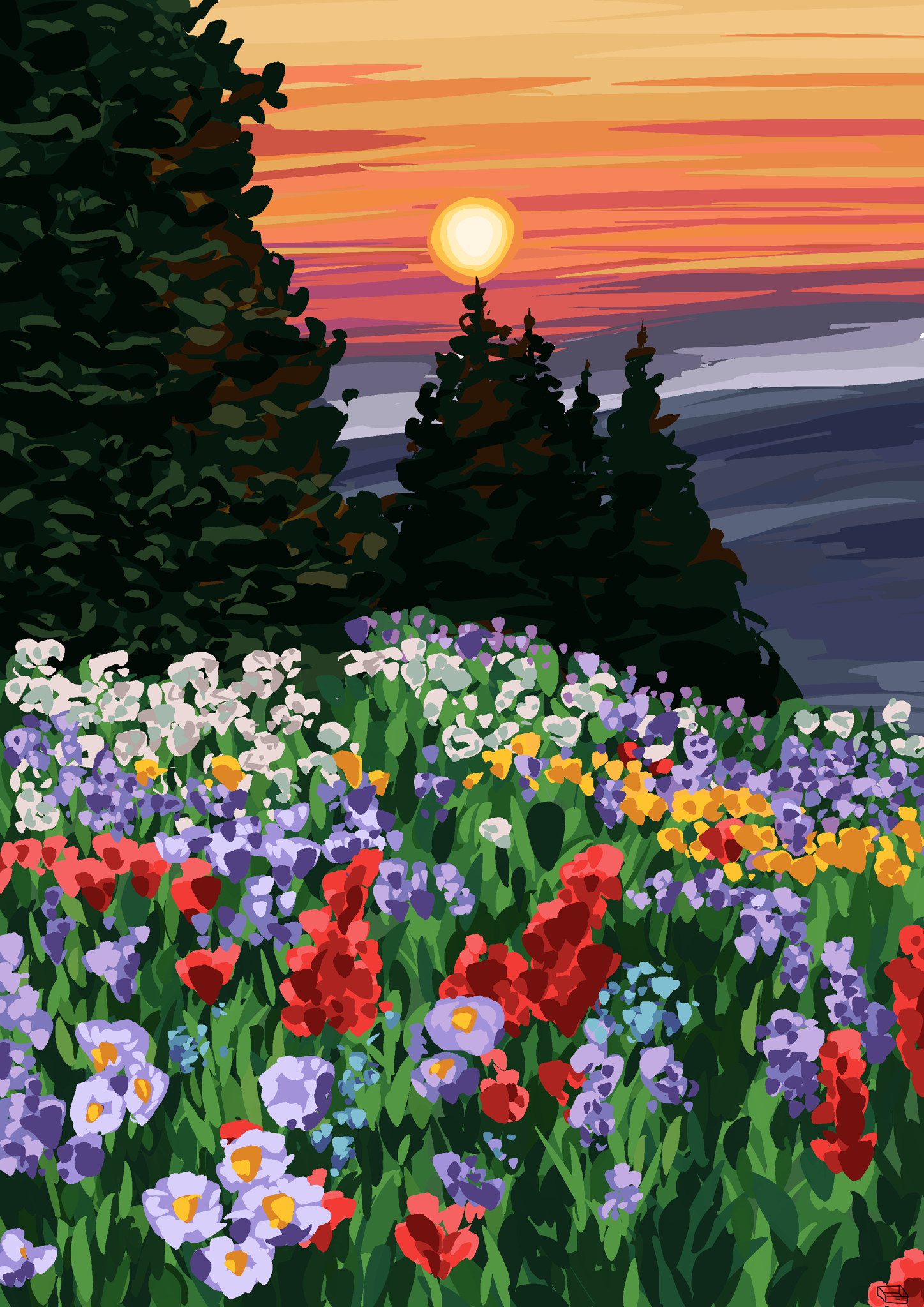 Landscape Practice Procreate Scrolller