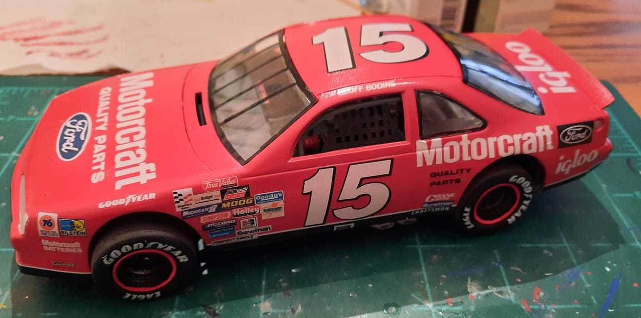Latest build: The Motorcraft Ford as driven by Geoff Bodine. | Scrolller