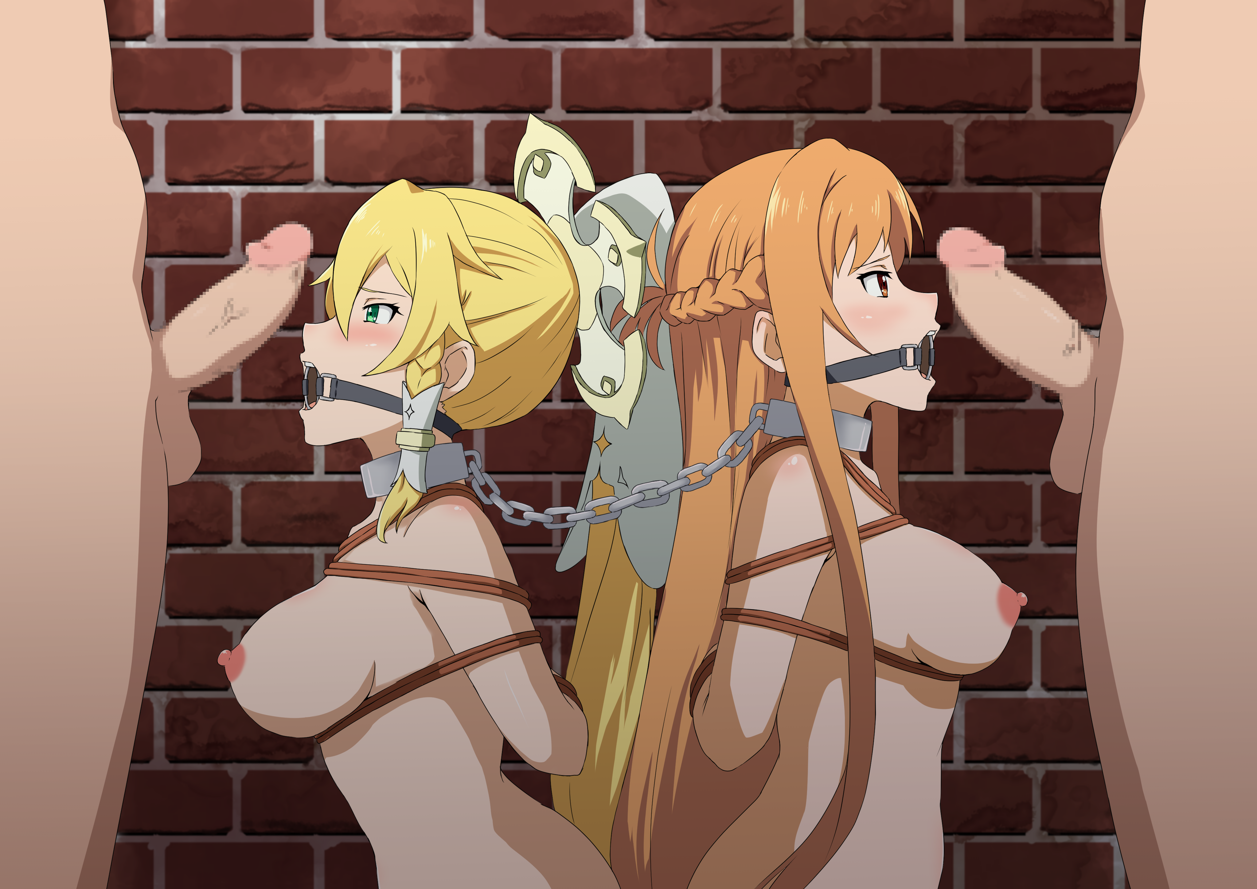 Leafa and Asuna 