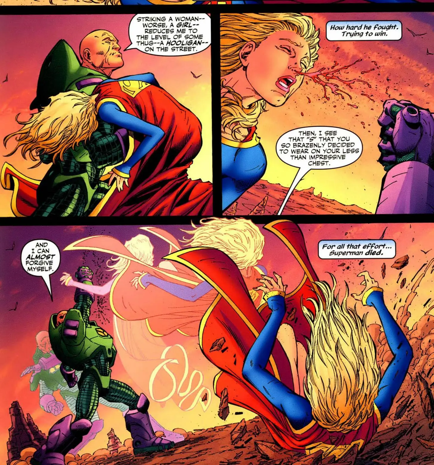 Lex Luthor hits new levels of creepy in a brutal sequence. | Scrolller
