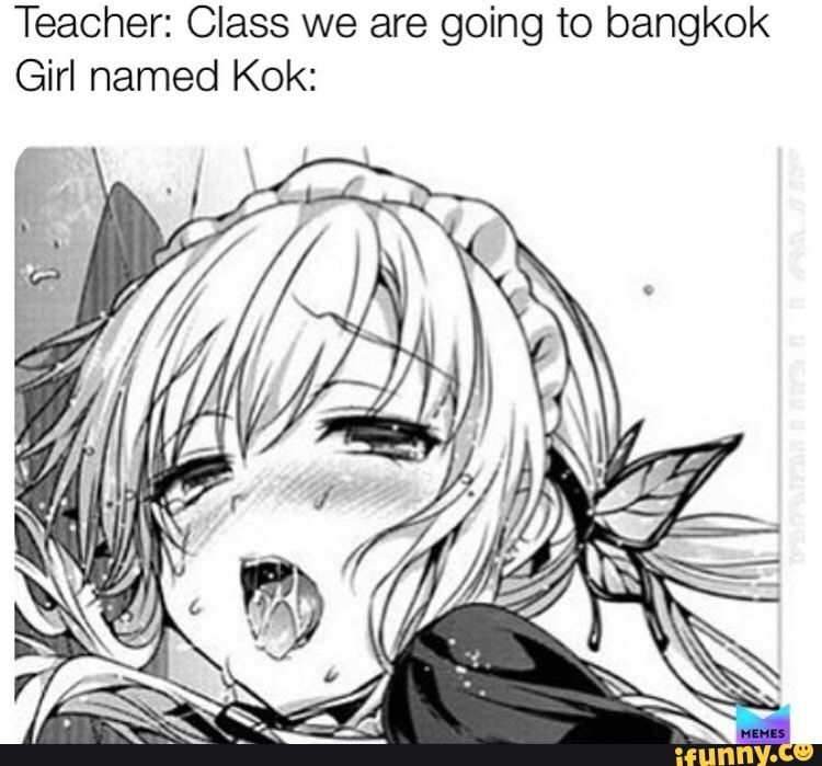 LF Mono Source: 1girl, ahegao, saliva, open mouth, meme, teacher class ...