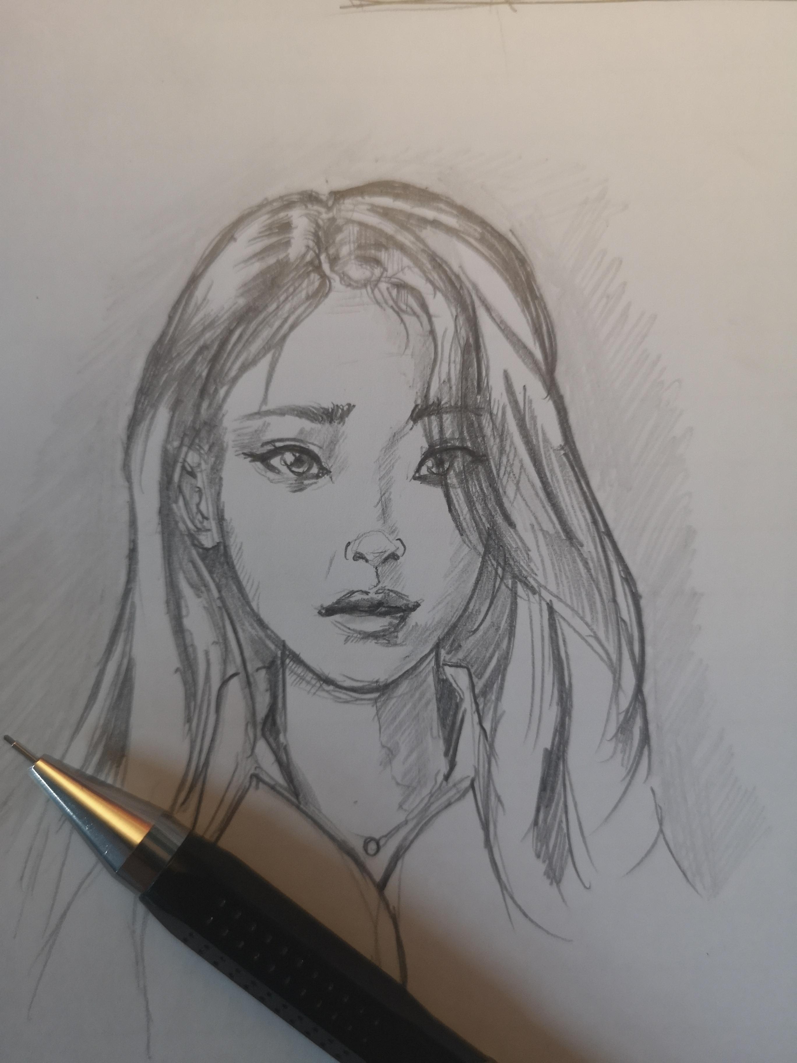 lilac cover sketch IU