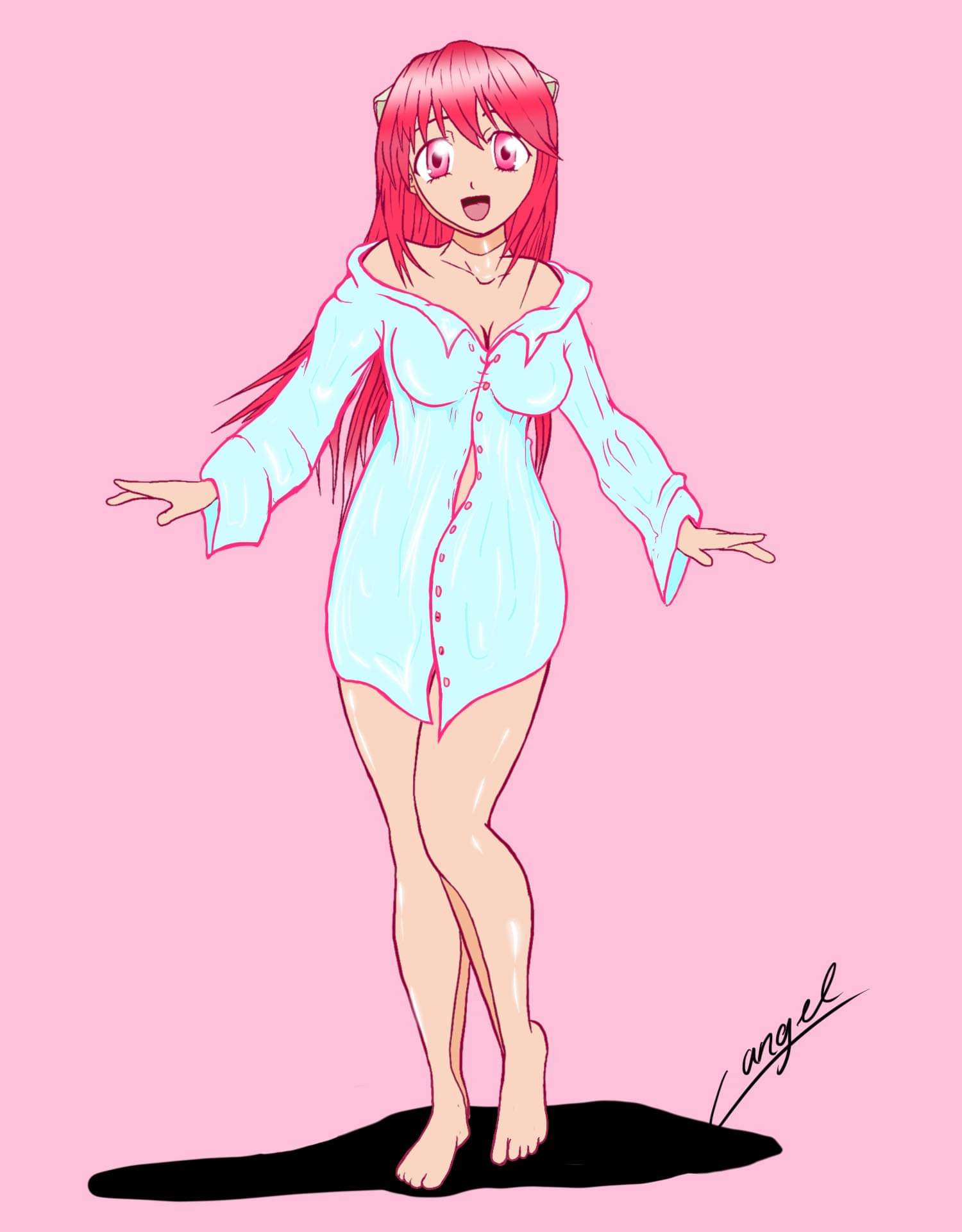 Lucy Elfen Lied Fanart By Angelysartxx Scrolller