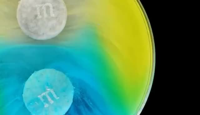m&m's Dissolving in Water | Scrolller