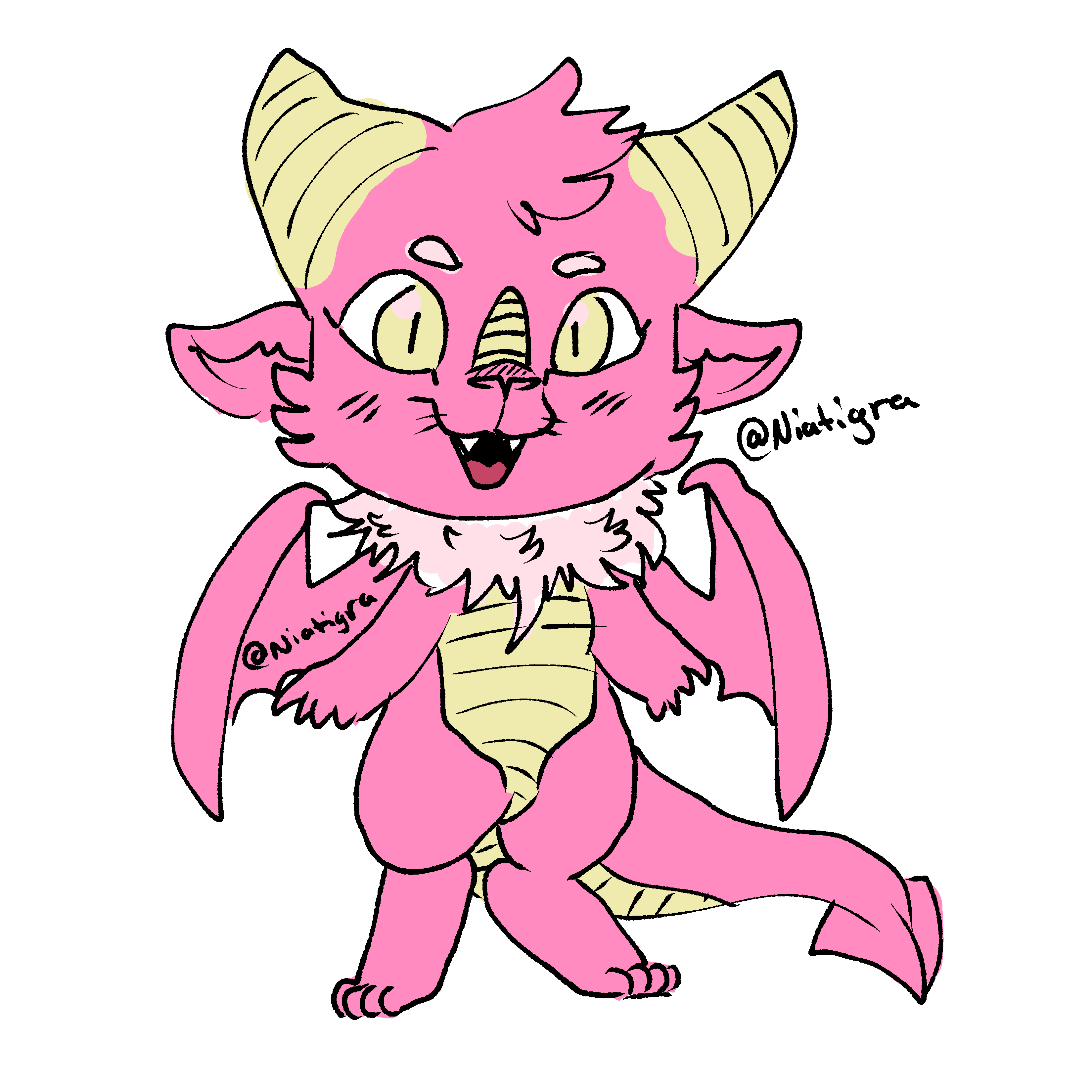 Chibi Raspberry Dragon Made a little example dragon for chibi commissions and i think they ...