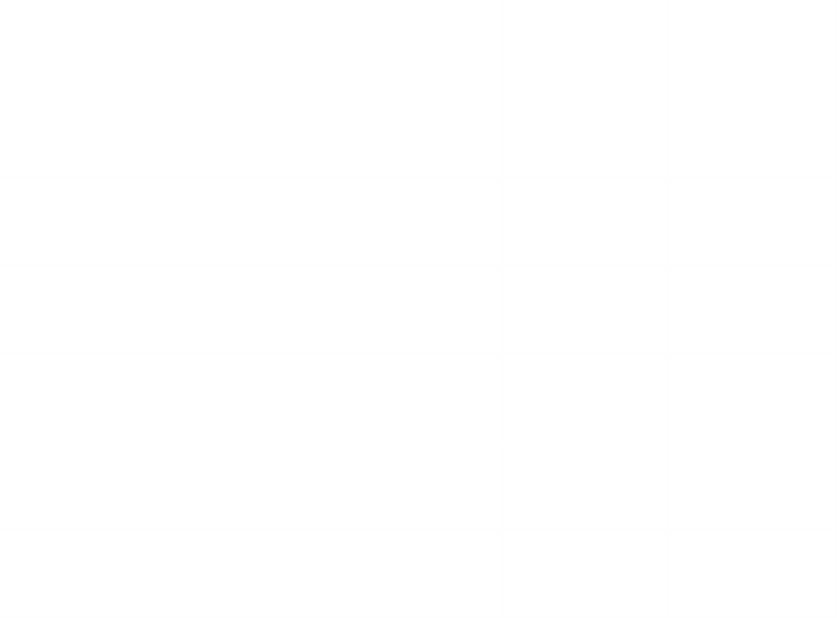 major-platforms-text-formatting-table-scrolller