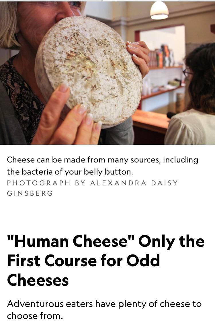 Making Human Cheese from belly button bacteria Scrolller