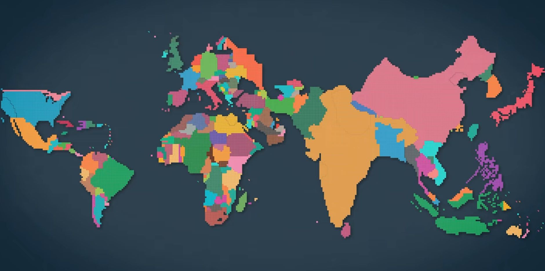 map-of-earth-based-off-population-instead-of-land-scrolller