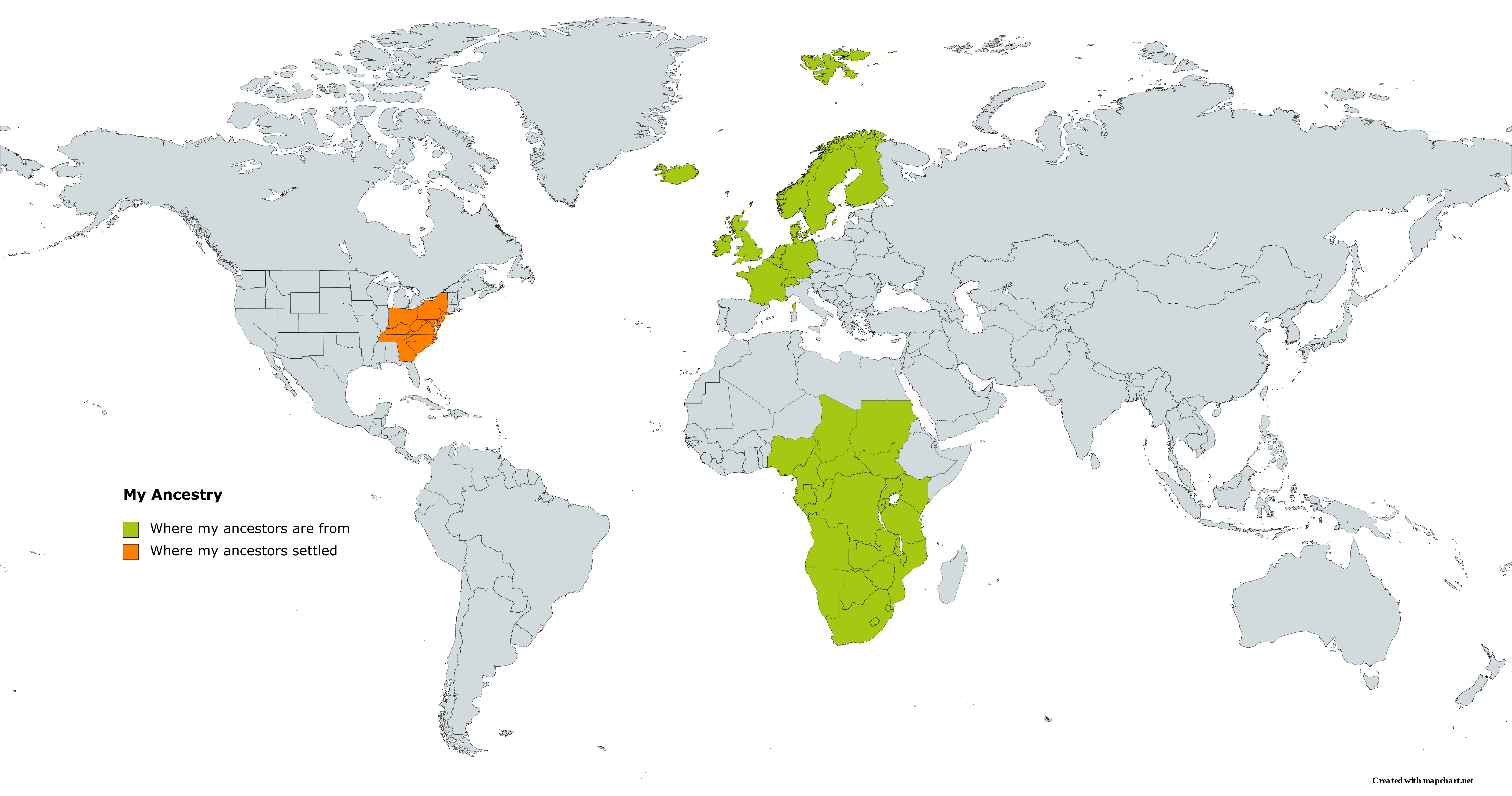 Mapped My Ancestry! | Scrolller